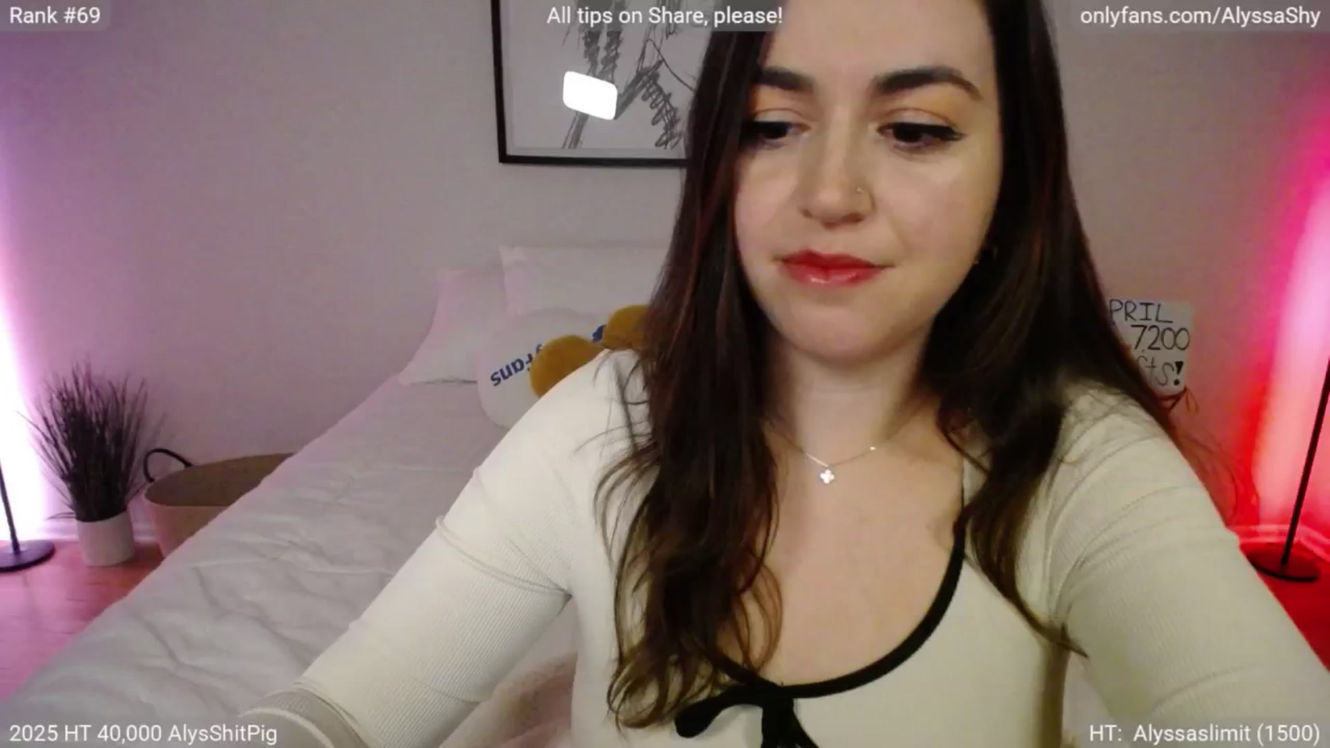 Gallery image thumbnail from AlyssaShy's myfreecams stream on, 04/12/2025, 04:13 image 16 of 20