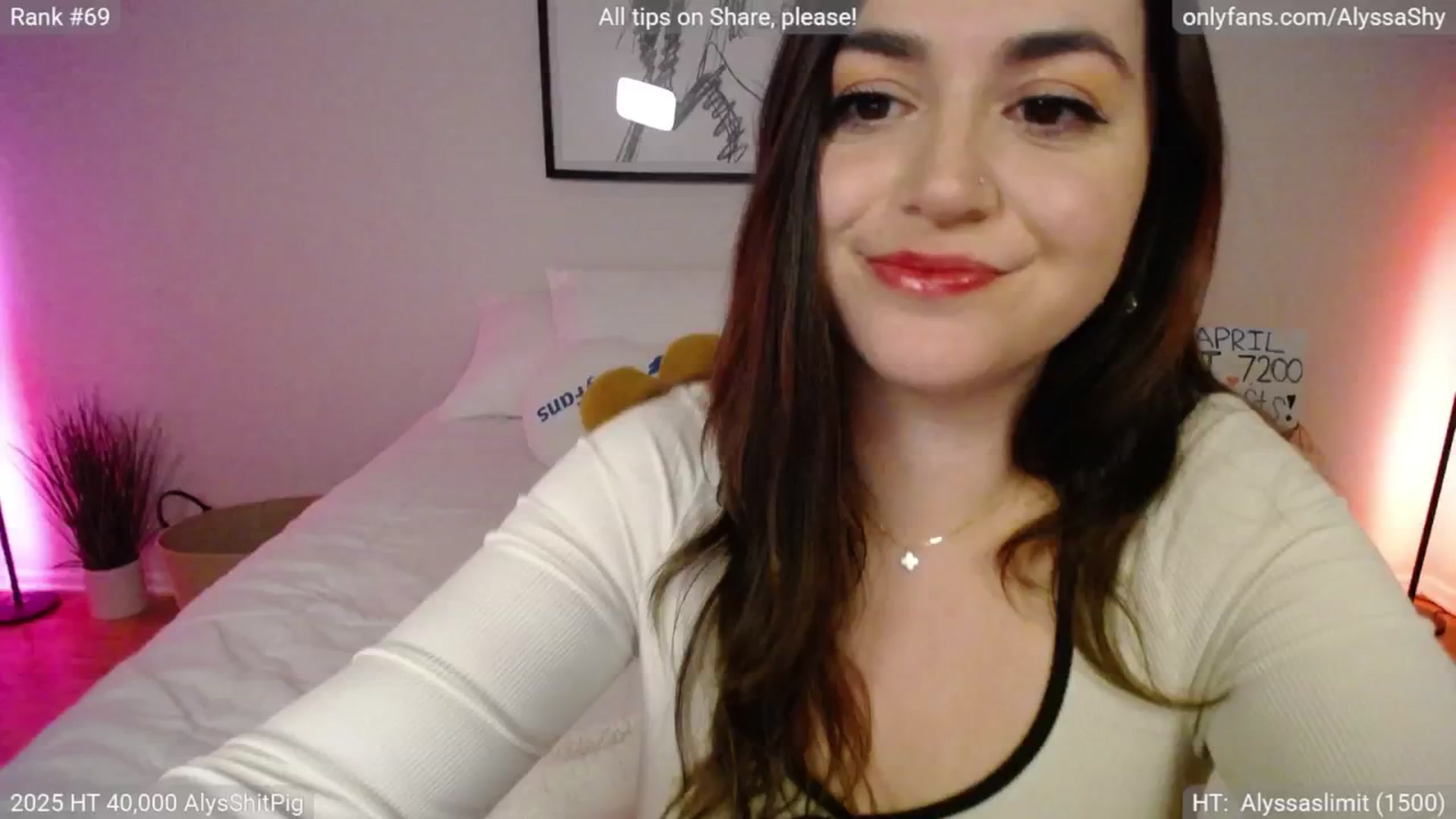 Gallery image thumbnail from AlyssaShy's myfreecams stream on, 04/12/2025, 04:13 image 17 of 20
