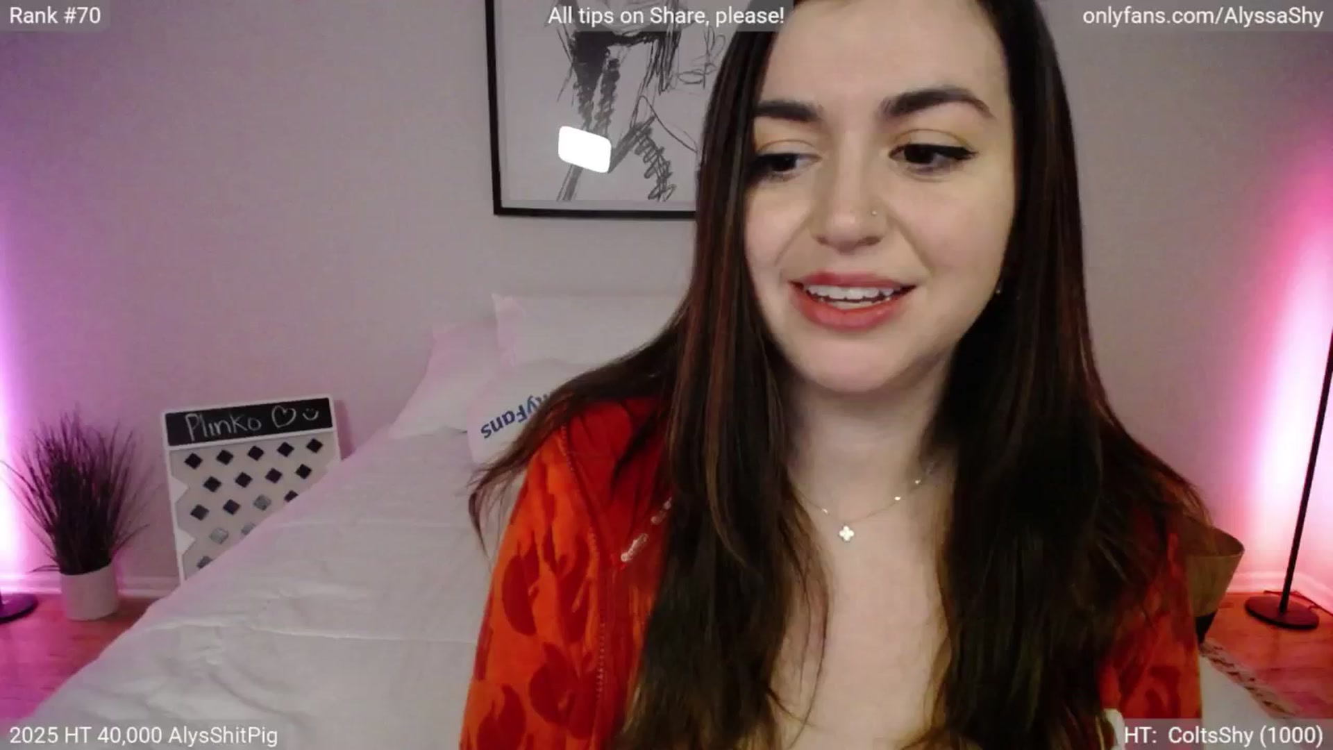 Gallery image thumbnail from AlyssaShy's myfreecams stream on, 04/13/2025, 03:05 image 8 of 20