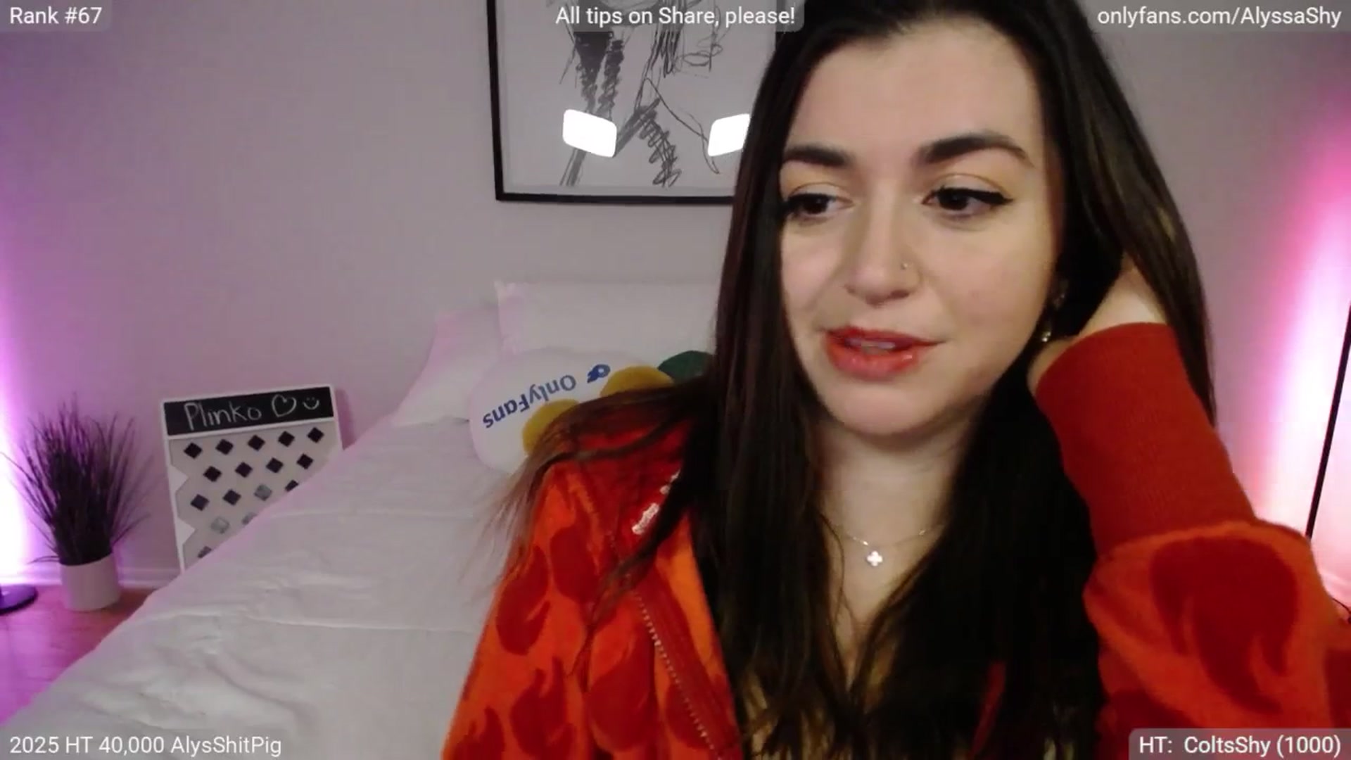 Gallery image thumbnail from AlyssaShy's myfreecams stream on, 04/13/2025, 03:05 image 19 of 20