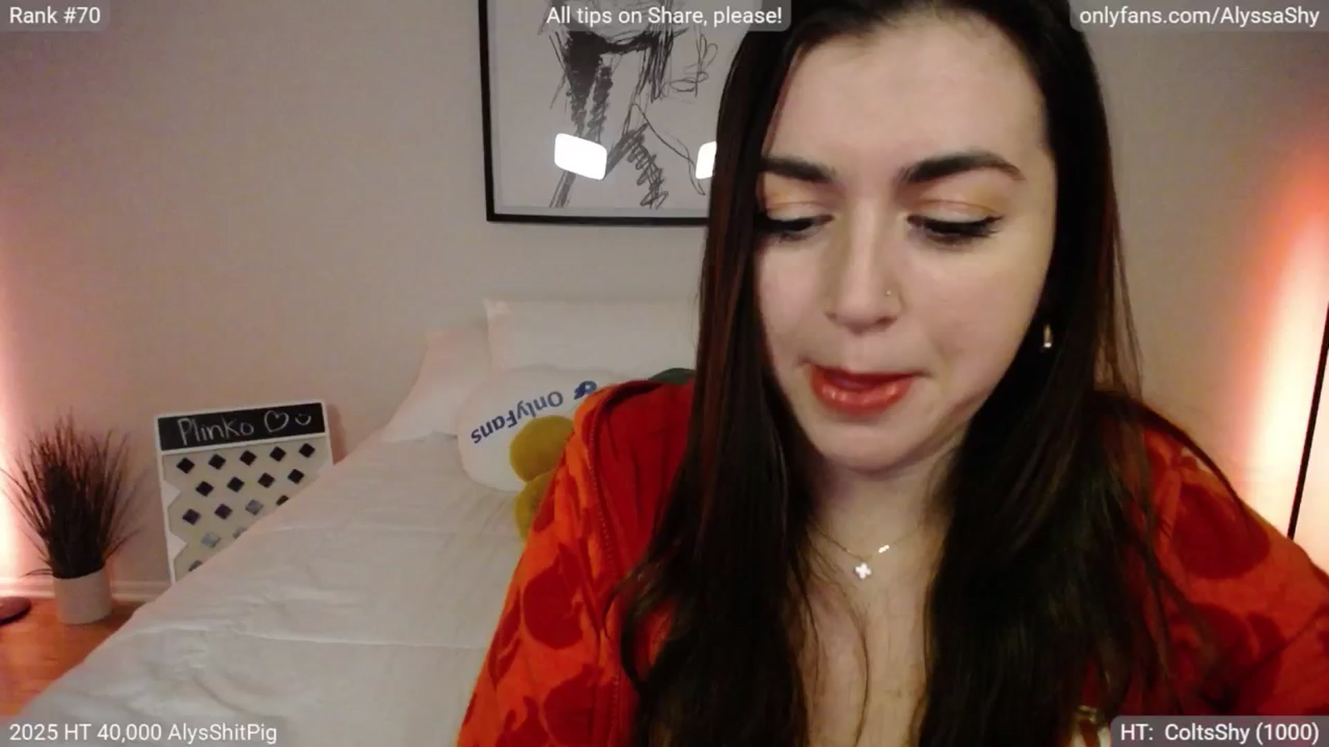 Gallery image thumbnail from AlyssaShy's myfreecams stream on, 04/13/2025, 03:05 image 10 of 20