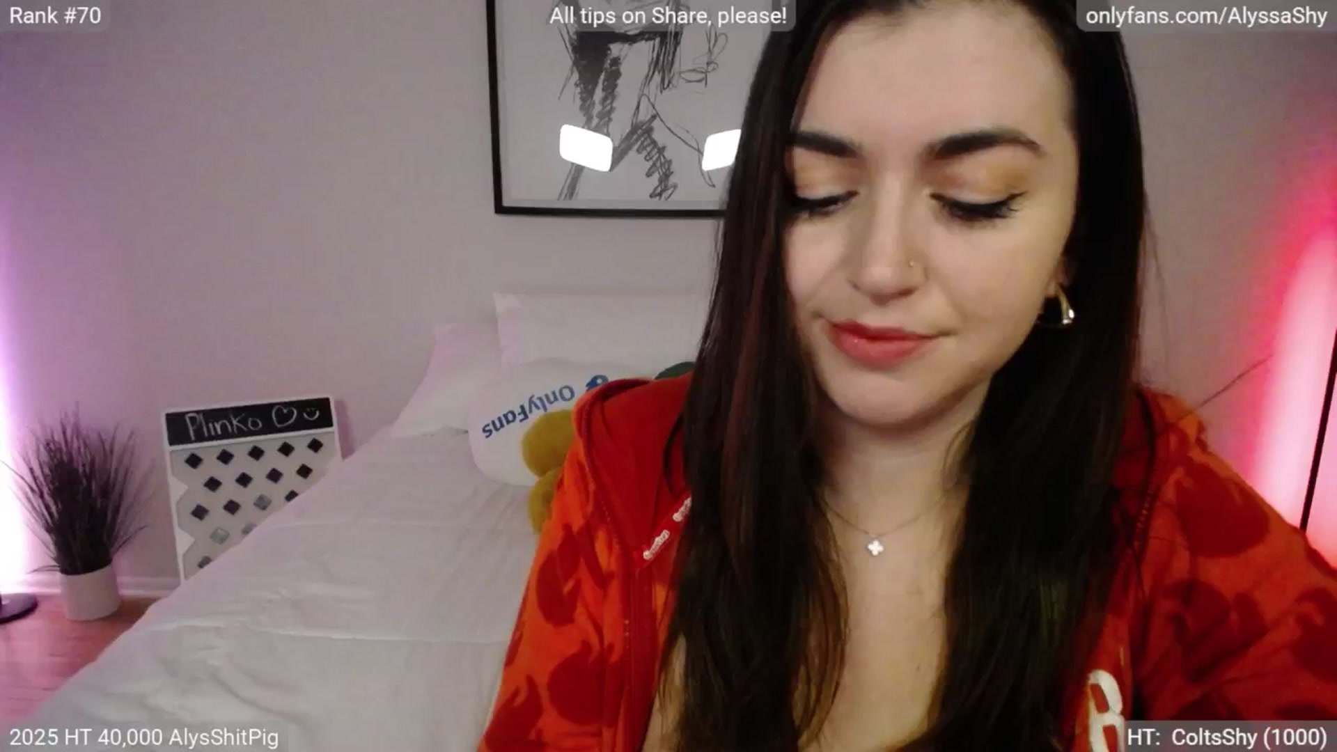 Gallery image thumbnail from AlyssaShy's myfreecams stream on, 04/13/2025, 03:05 image 6 of 20