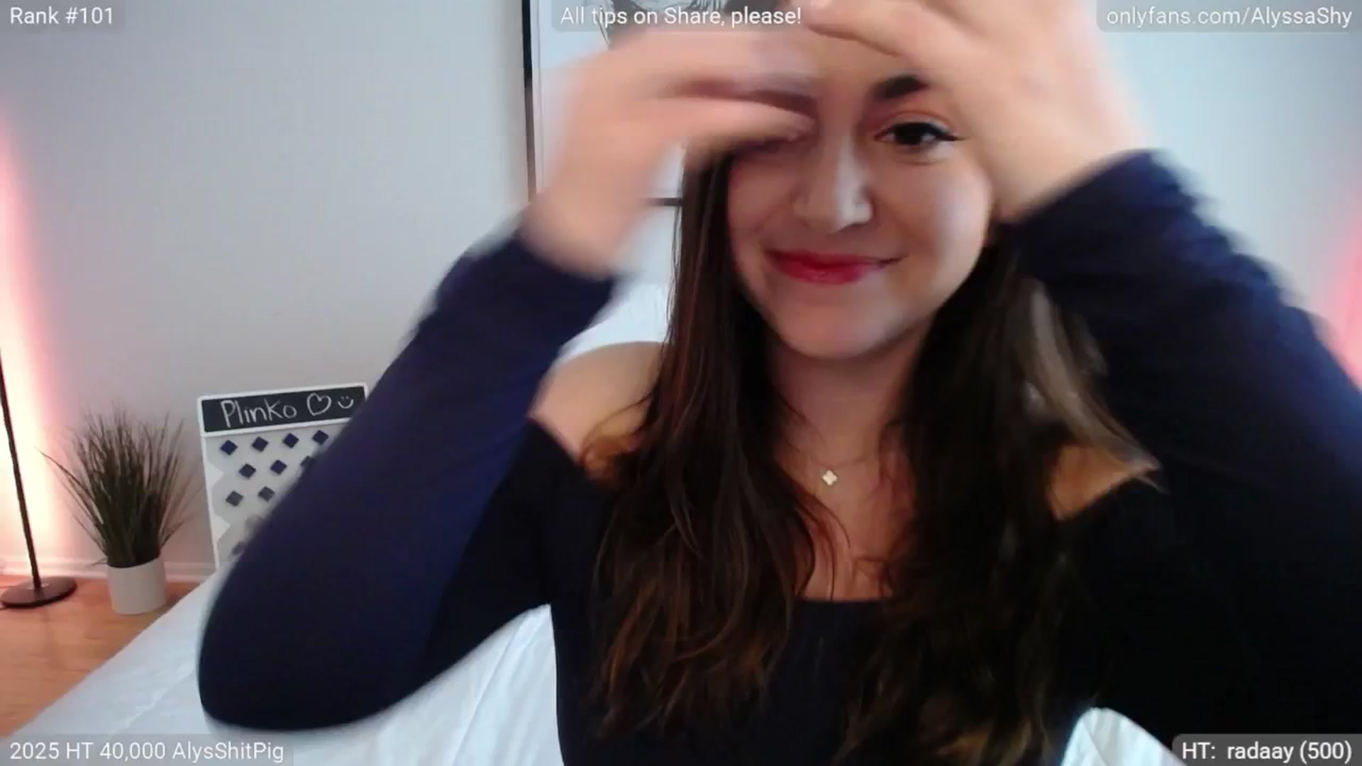 Gallery image thumbnail from AlyssaShy's myfreecams stream on, 04/15/2025, 20:16 image 8 of 20
