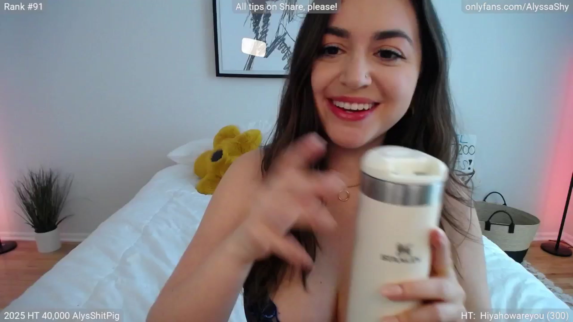 Gallery image thumbnail from AlyssaShy's myfreecams stream on, 04/18/2025, 17:56 image 13 of 20