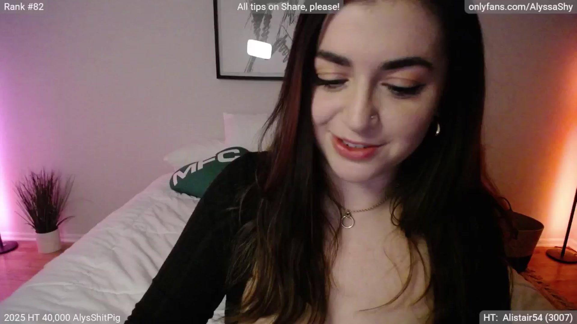 Gallery image thumbnail from AlyssaShy's myfreecams stream on, 04/20/2025, 24:49 image 13 of 20