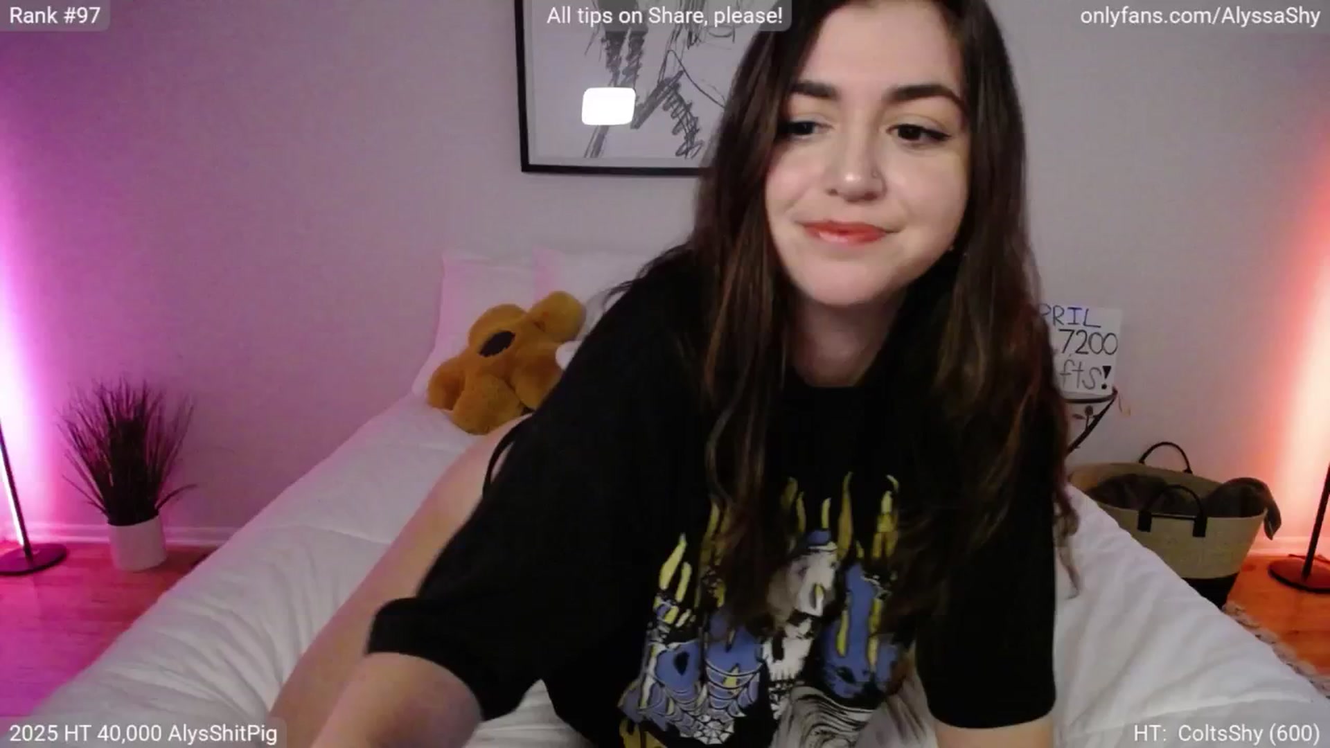 Gallery image thumbnail from AlyssaShy's myfreecams stream on, 04/27/2025, 24:42 image 15 of 20