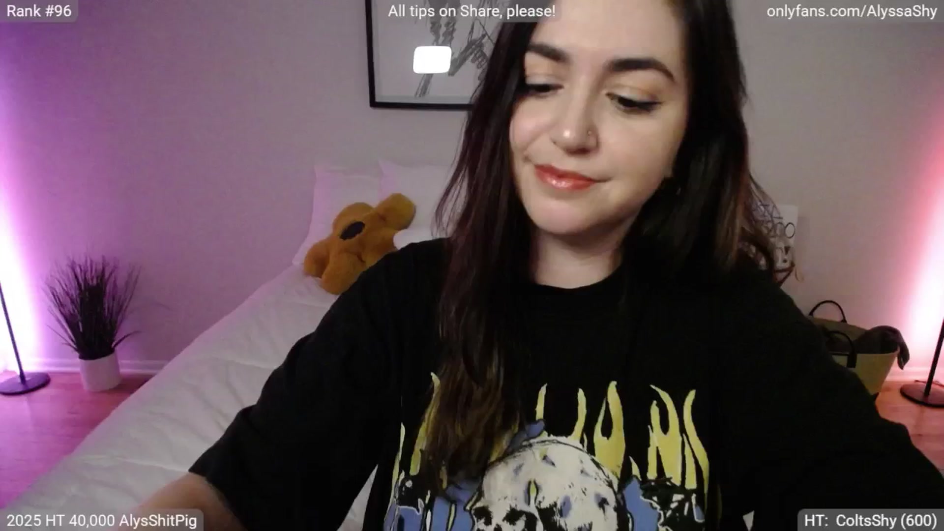 Gallery image thumbnail from AlyssaShy's myfreecams stream on, 04/27/2025, 24:42 image 18 of 20