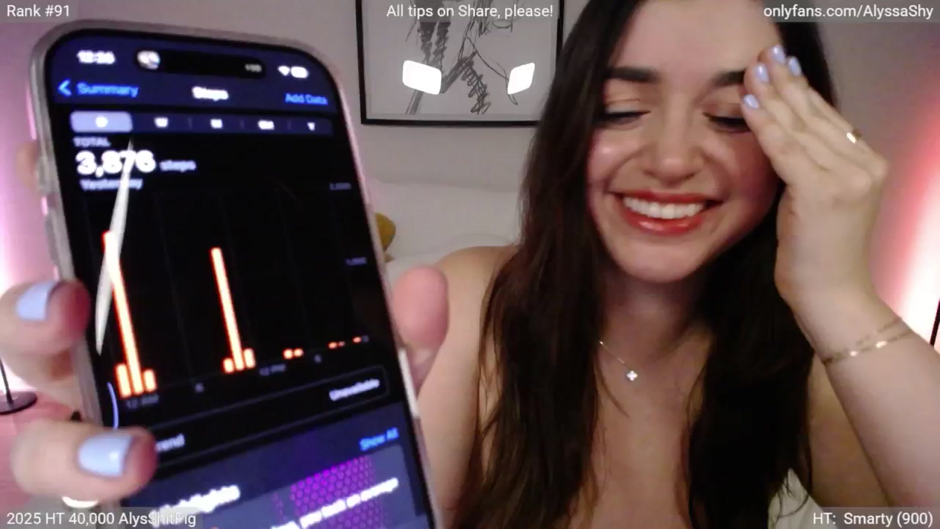 Gallery image thumbnail from AlyssaShy's myfreecams stream on, 04/27/2025, 05:08 image 14 of 20