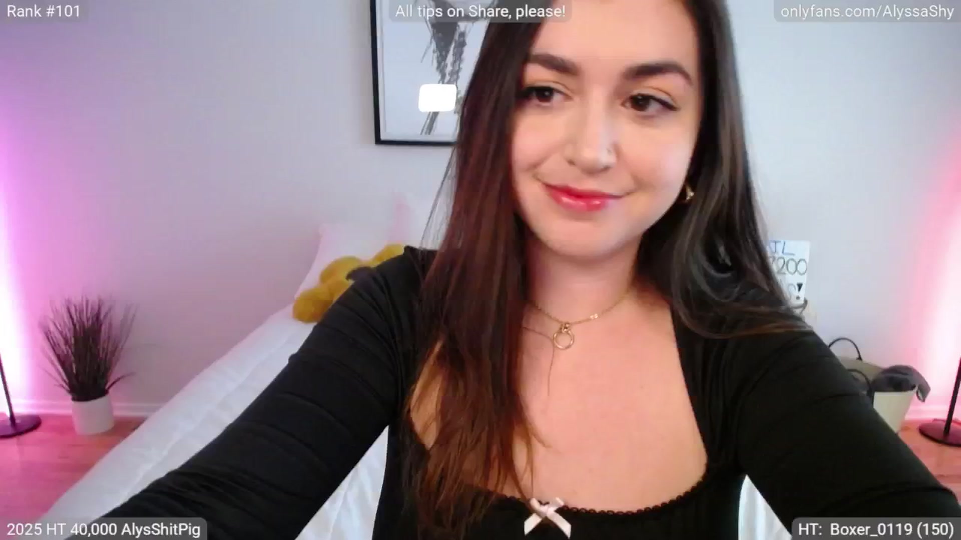 Gallery image thumbnail from AlyssaShy's myfreecams stream on, 04/29/2025, 22:06 image 8 of 20