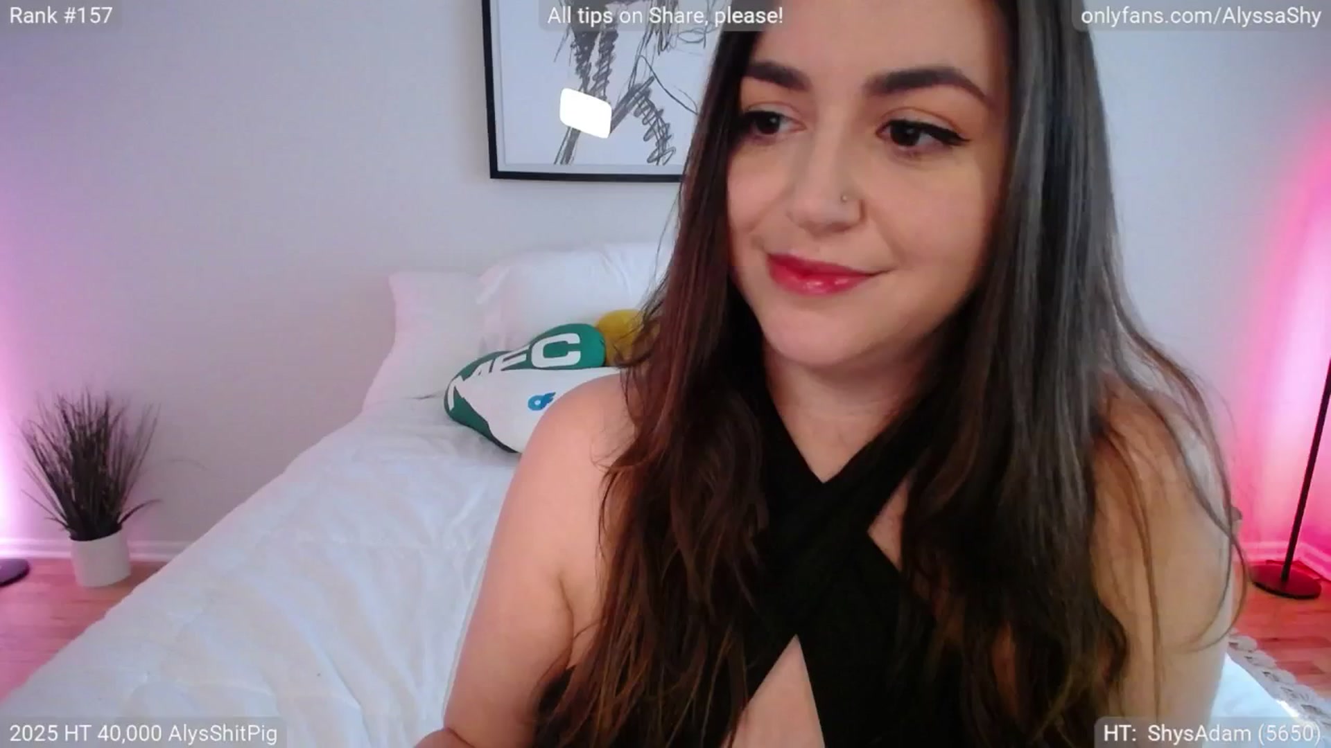 Gallery image thumbnail from AlyssaShy's myfreecams stream on, 05/01/2025, 22:33 image 5 of 20