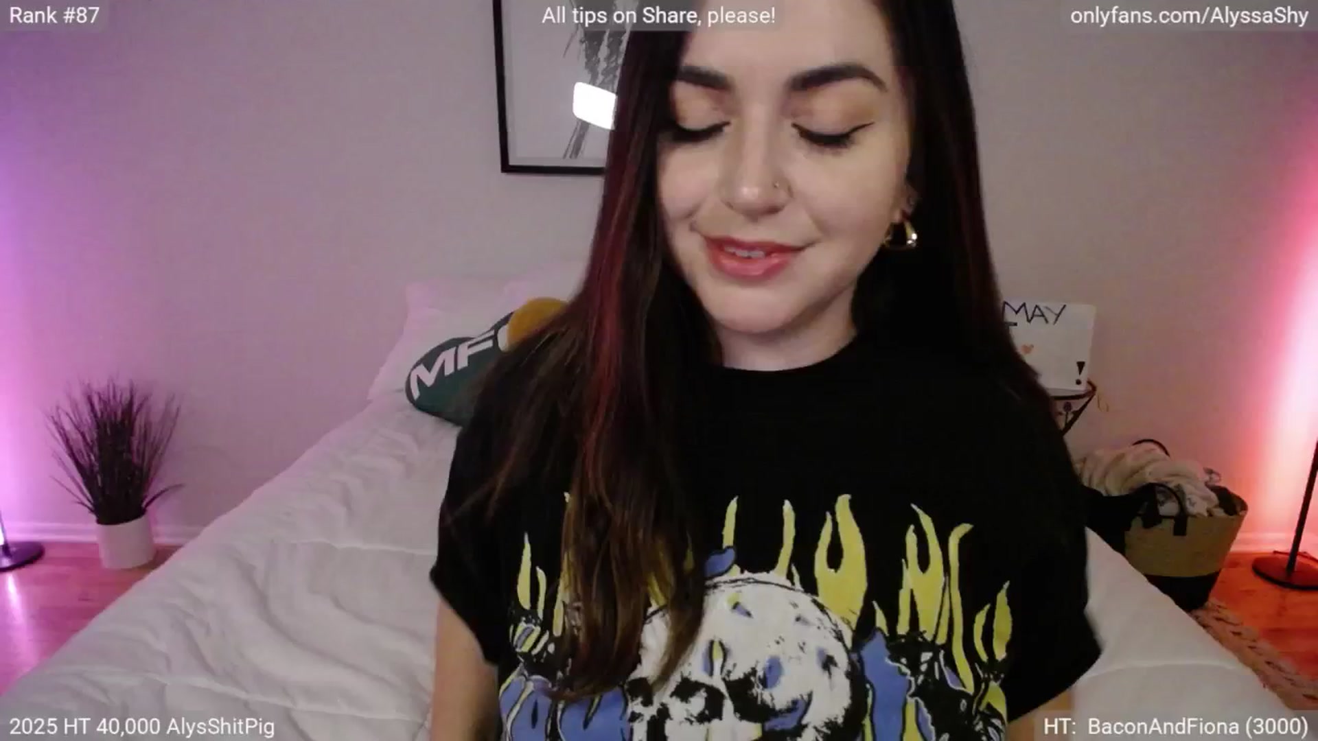 Gallery image thumbnail from AlyssaShy's myfreecams stream on, 05/03/2025, 02:56 image 15 of 20