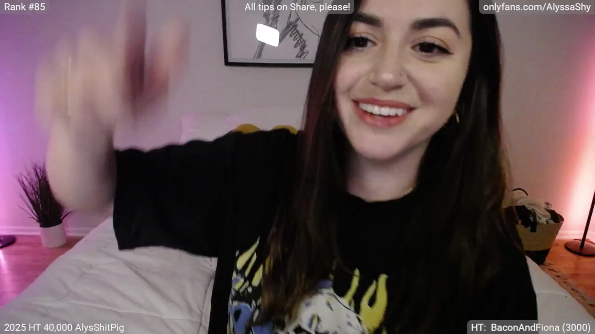 Gallery image thumbnail from AlyssaShy's myfreecams stream on, 05/03/2025, 02:56 image 13 of 20