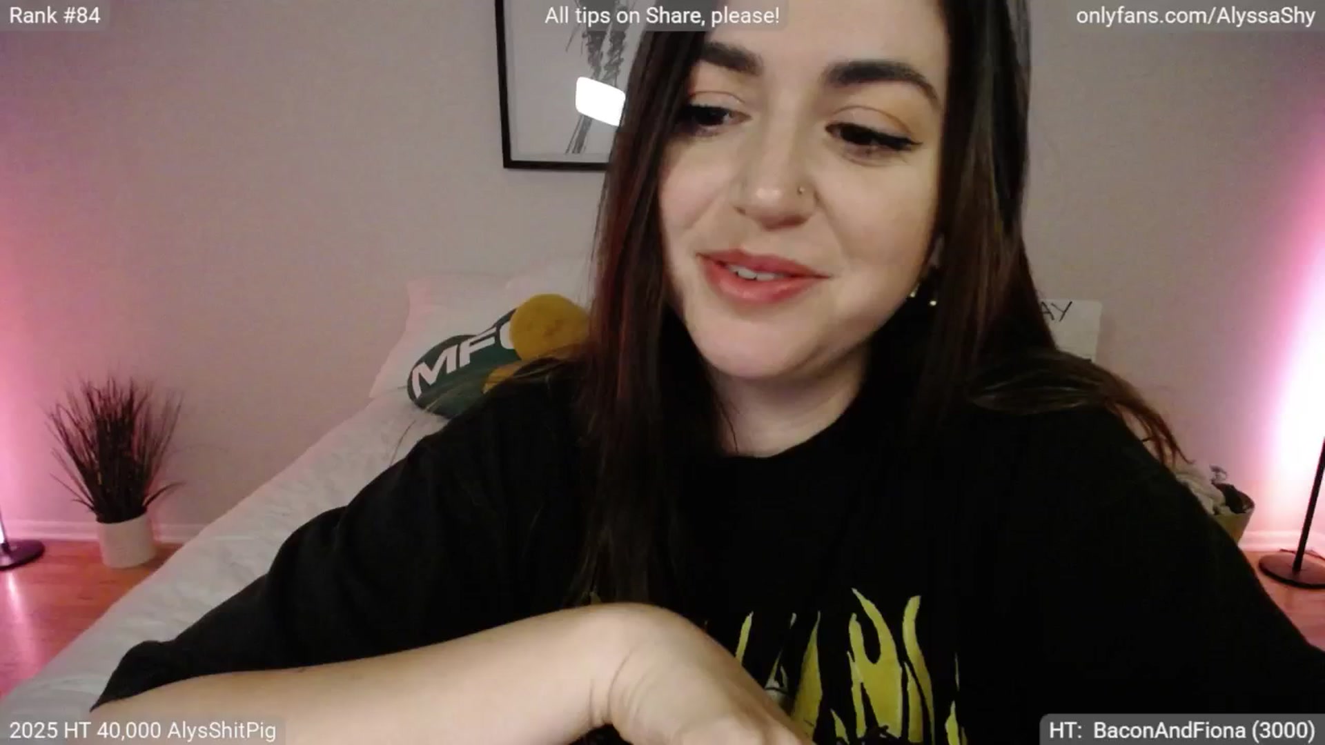 Gallery image thumbnail from AlyssaShy's myfreecams stream on, 05/03/2025, 02:56 image 11 of 20