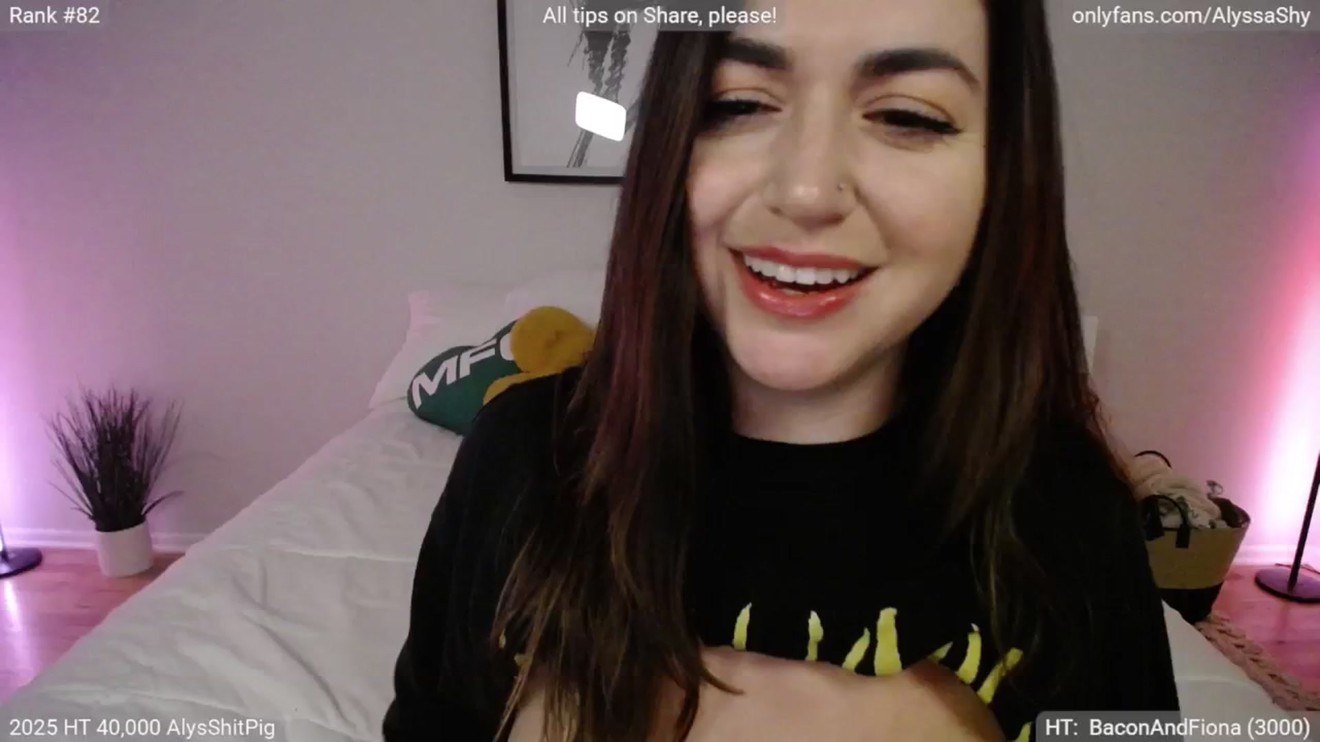 Gallery image thumbnail from AlyssaShy's myfreecams stream on, 05/03/2025, 02:56 image 15 of 20