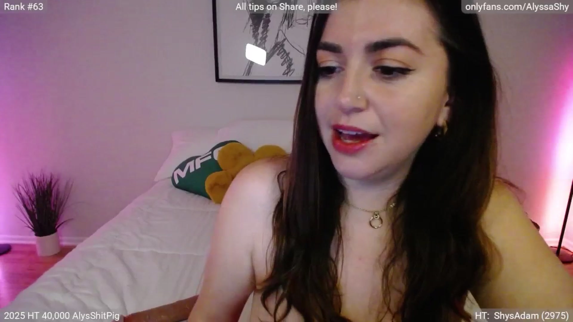 Gallery image thumbnail from AlyssaShy's myfreecams stream on, 05/04/2025, 02:43 image 20 of 20