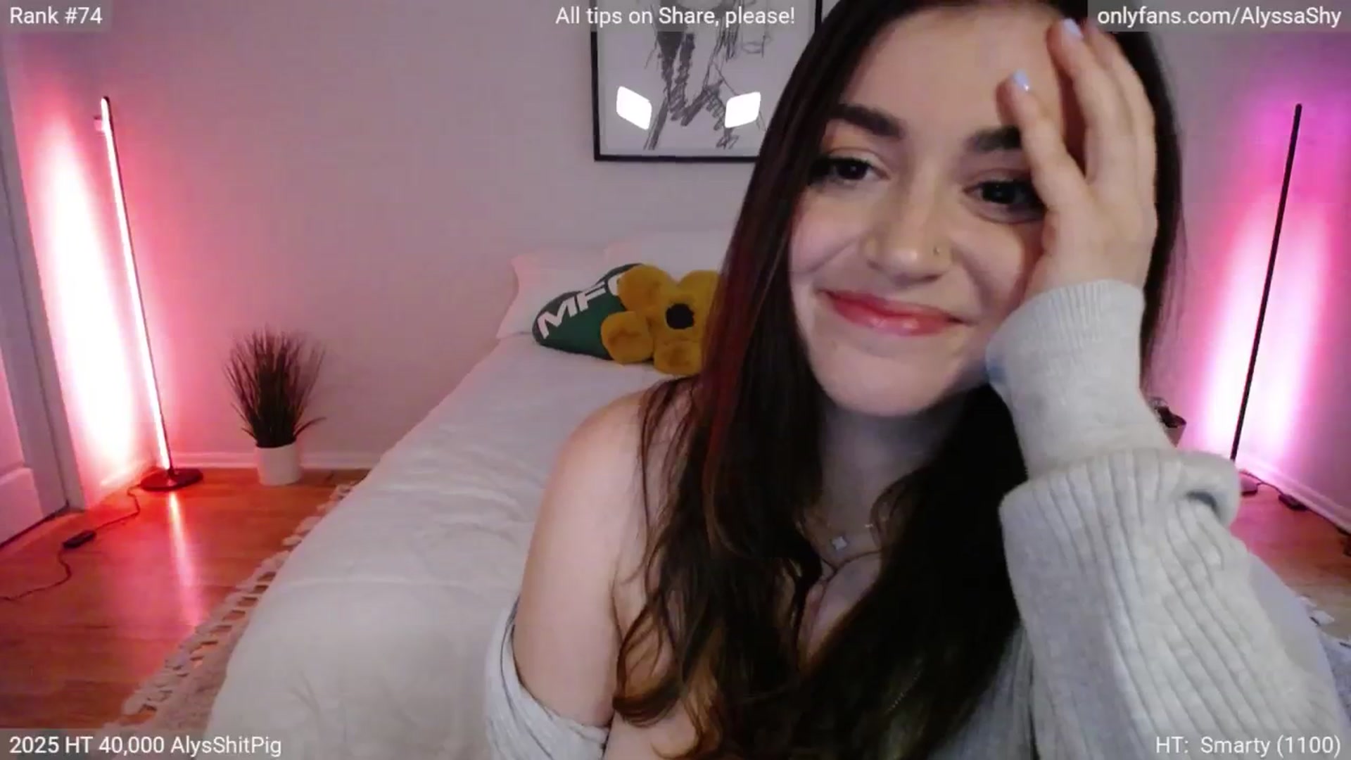 Gallery image thumbnail from AlyssaShy's myfreecams stream on, 05/04/2025, 22:33 image 20 of 20