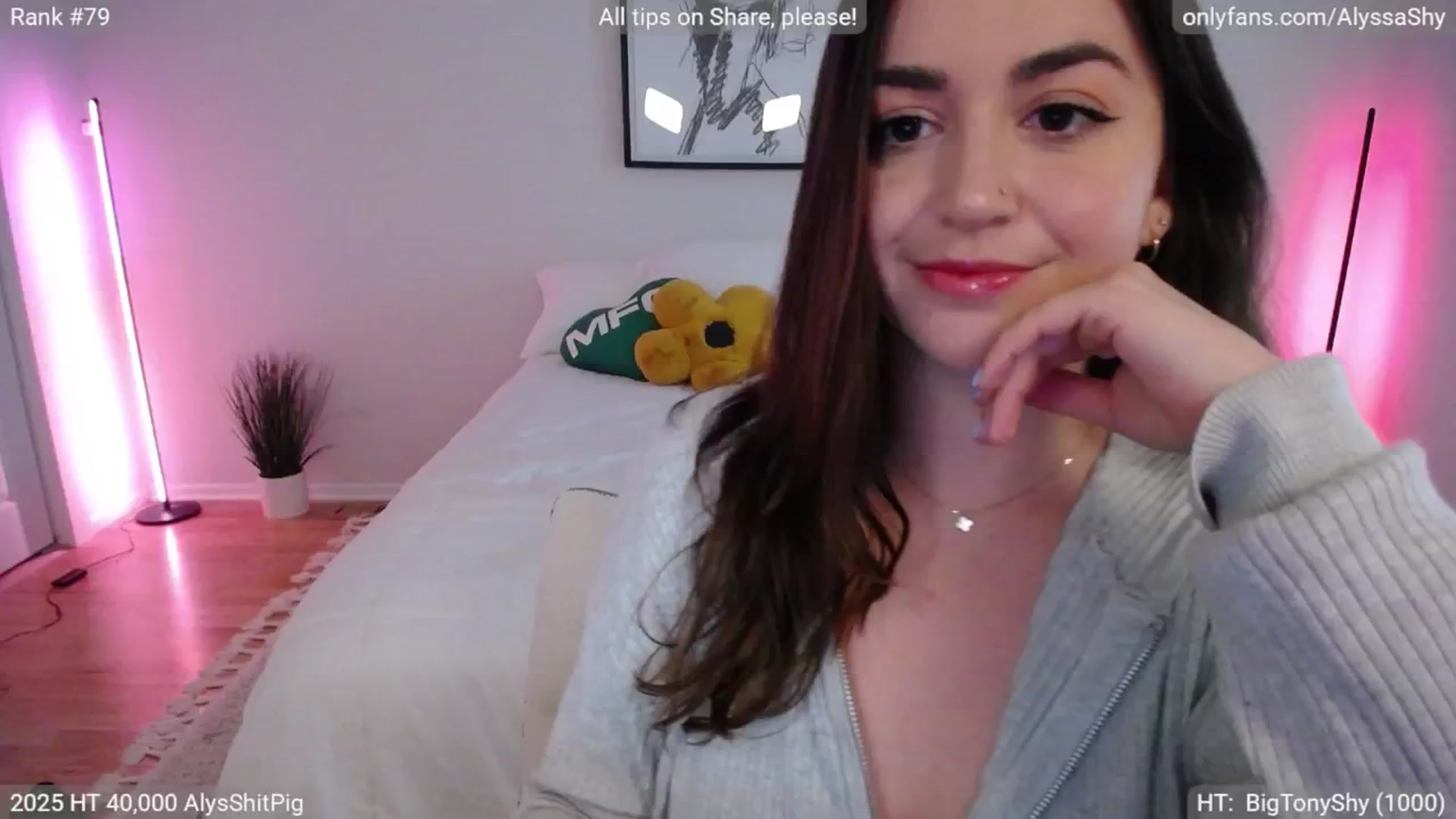 Gallery image thumbnail from AlyssaShy's myfreecams stream on, 05/04/2025, 22:33 image 5 of 20
