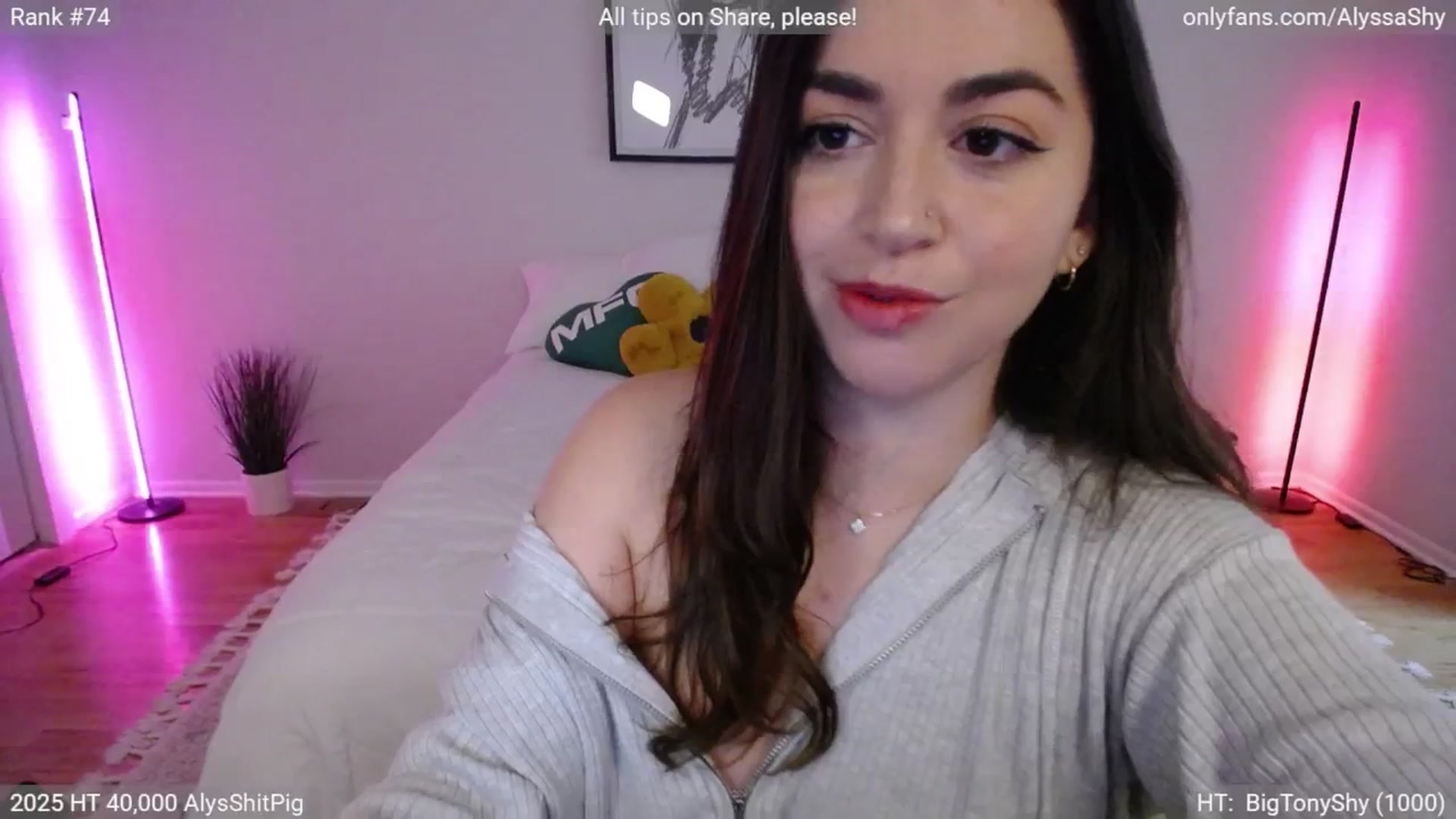 Gallery image thumbnail from AlyssaShy's myfreecams stream on, 05/04/2025, 22:33 image 14 of 20