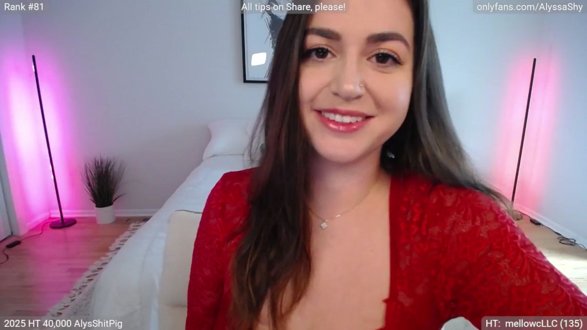Gallery image thumbnail from AlyssaShy's myfreecams stream on, 05/07/2025, 21:37 image 14 of 20