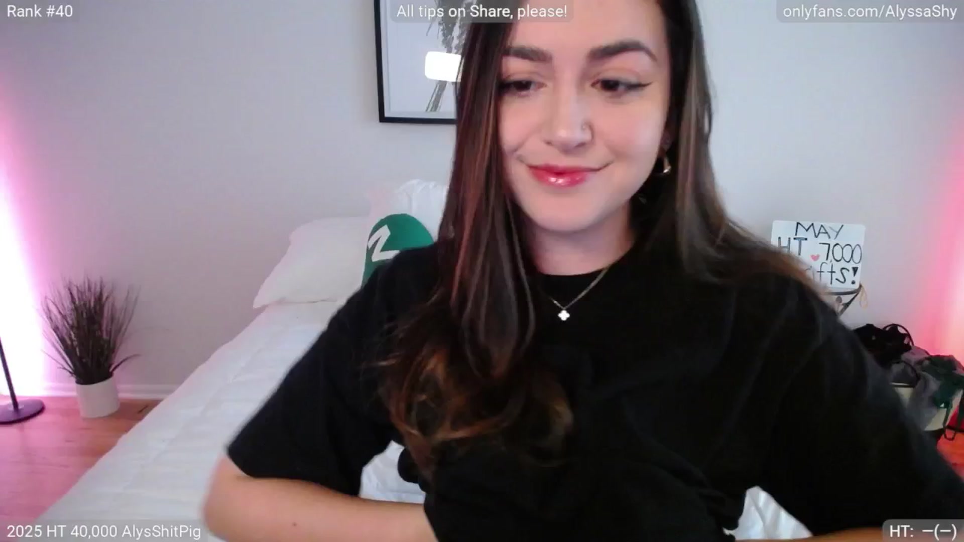 Gallery image thumbnail from AlyssaShy's myfreecams stream on, 05/13/2025, 01:40 image 1 of 20