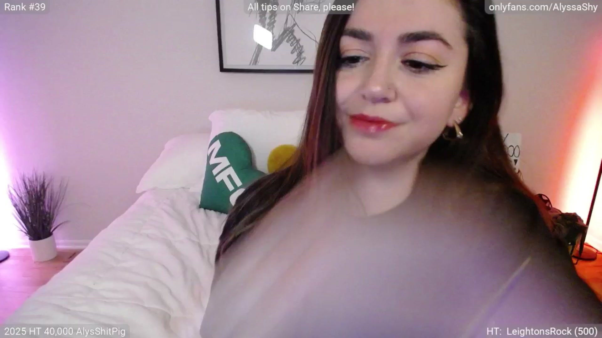 Gallery image thumbnail from AlyssaShy's myfreecams stream on, 05/13/2025, 01:40 image 19 of 20