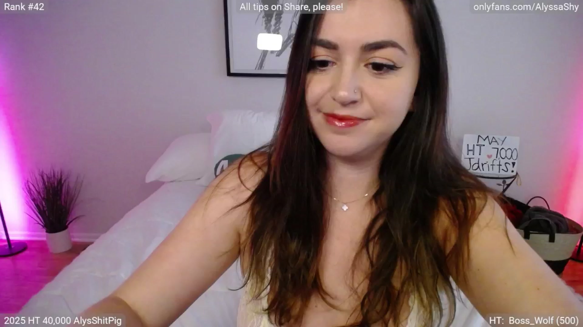 Gallery image thumbnail from AlyssaShy's myfreecams stream on, 05/14/2025, 21:35 image 13 of 20