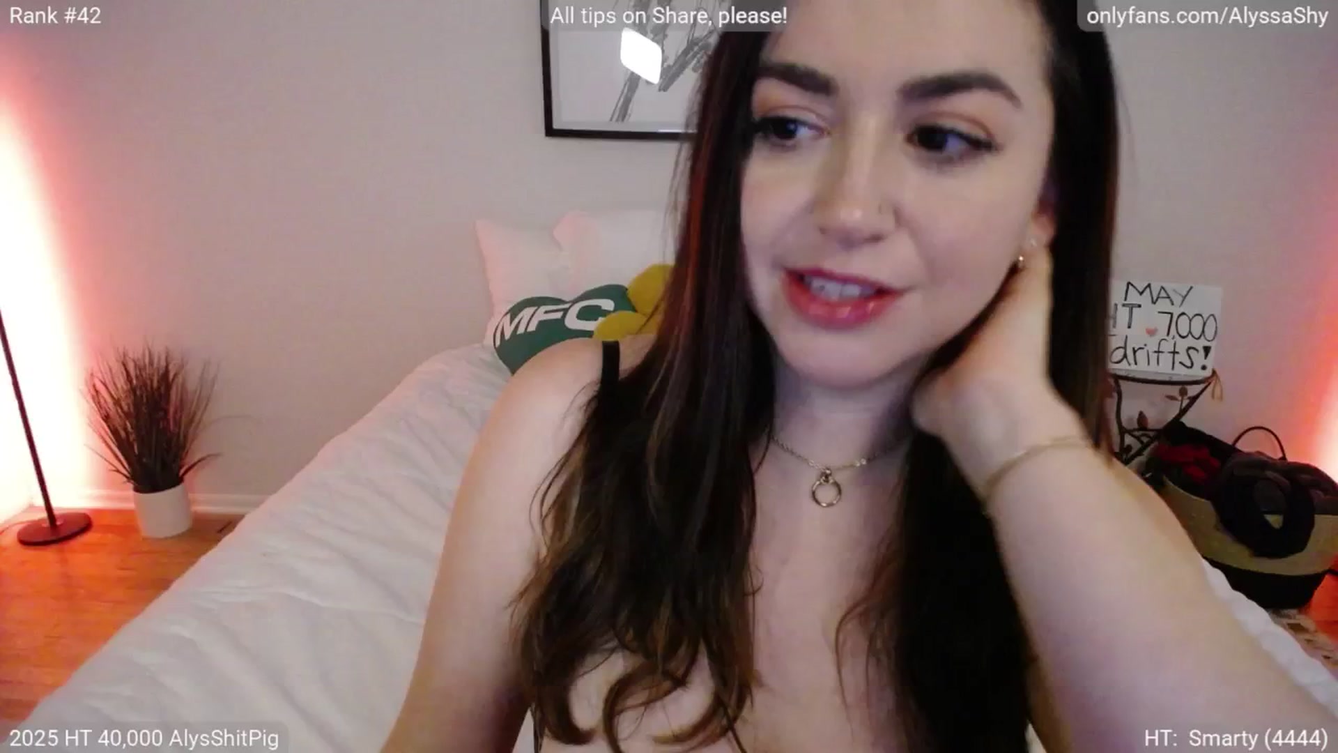 Gallery image thumbnail from AlyssaShy's myfreecams stream on, 05/17/2025, 24:03 image 2 of 20