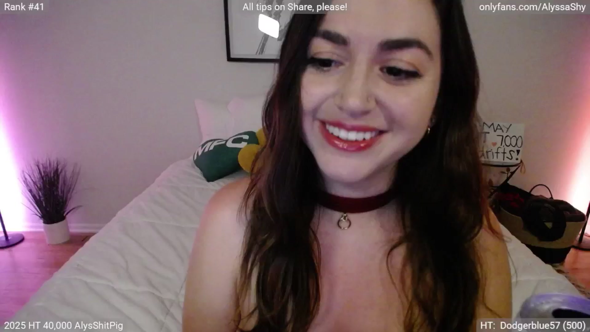 Gallery image thumbnail from AlyssaShy's myfreecams stream on, 05/18/2025, 02:03 image 10 of 20
