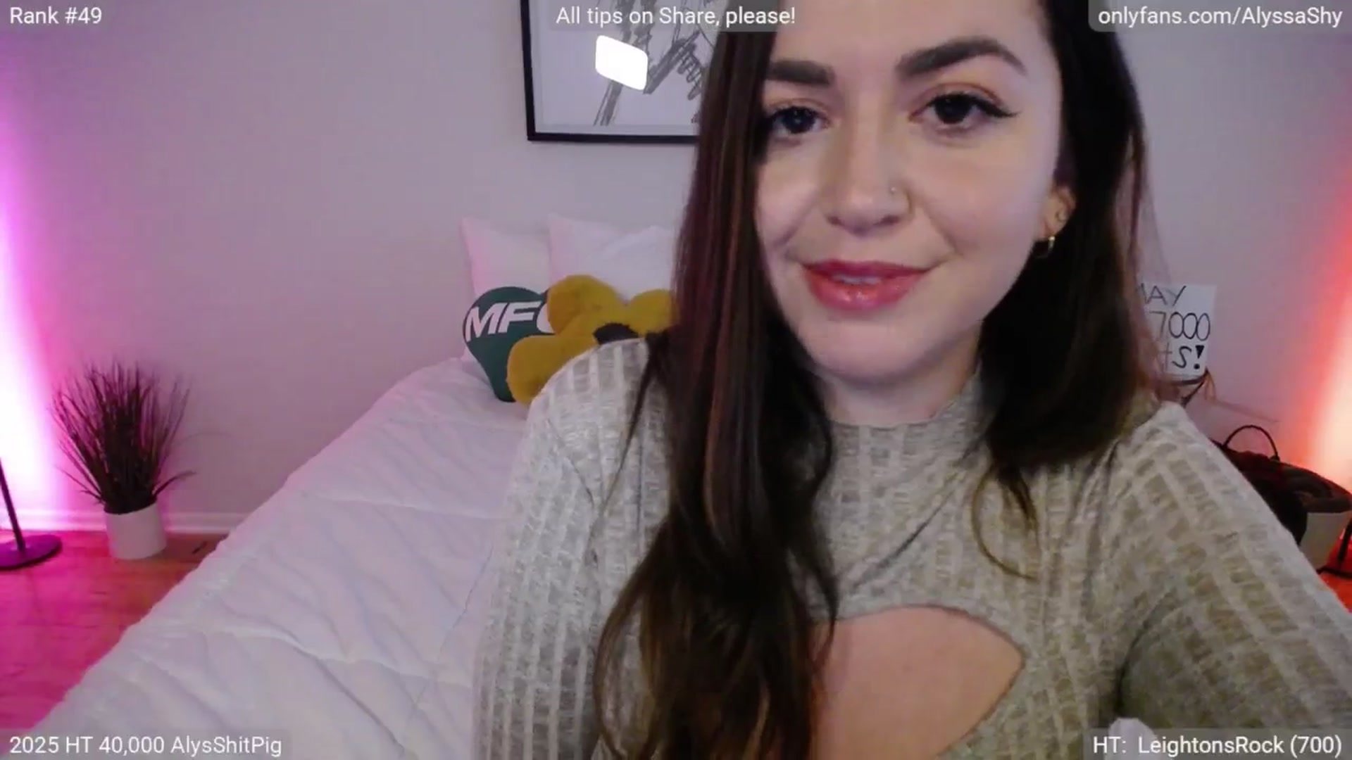 Gallery image thumbnail from AlyssaShy's myfreecams stream on, 05/18/2025, 23:57 image 18 of 20