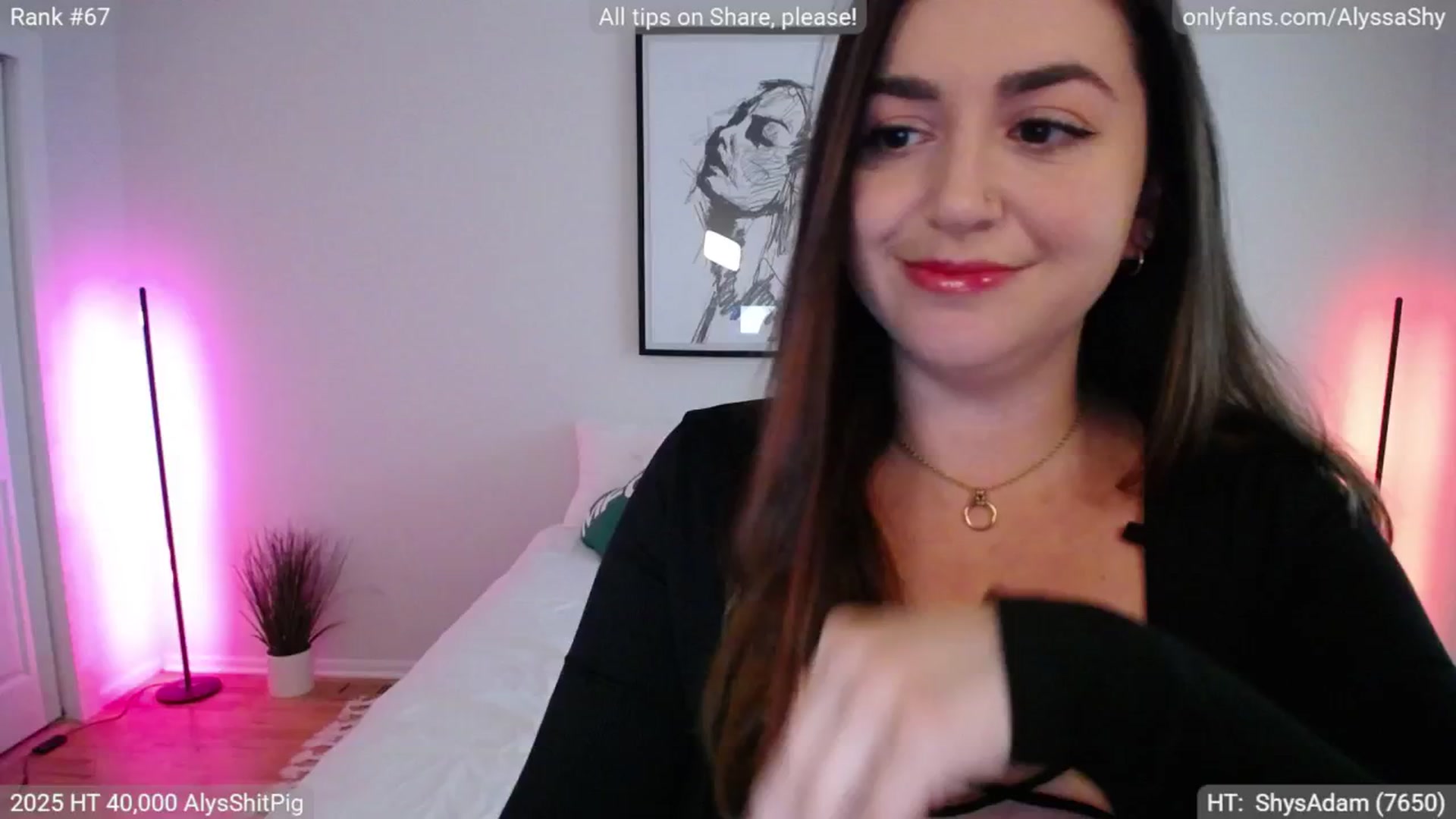 Gallery image thumbnail from AlyssaShy's myfreecams stream on, 05/27/2025, 22:51 image 1 of 20
