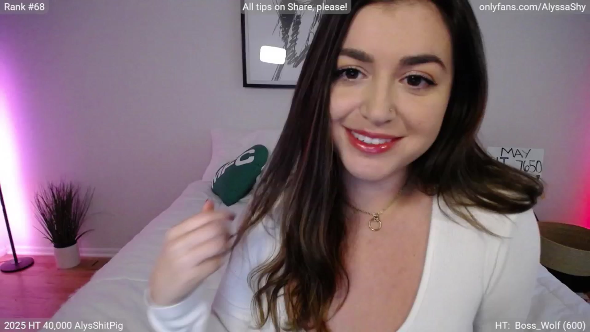 Gallery image thumbnail from AlyssaShy's myfreecams stream on, 05/28/2025, 23:02 image 10 of 20