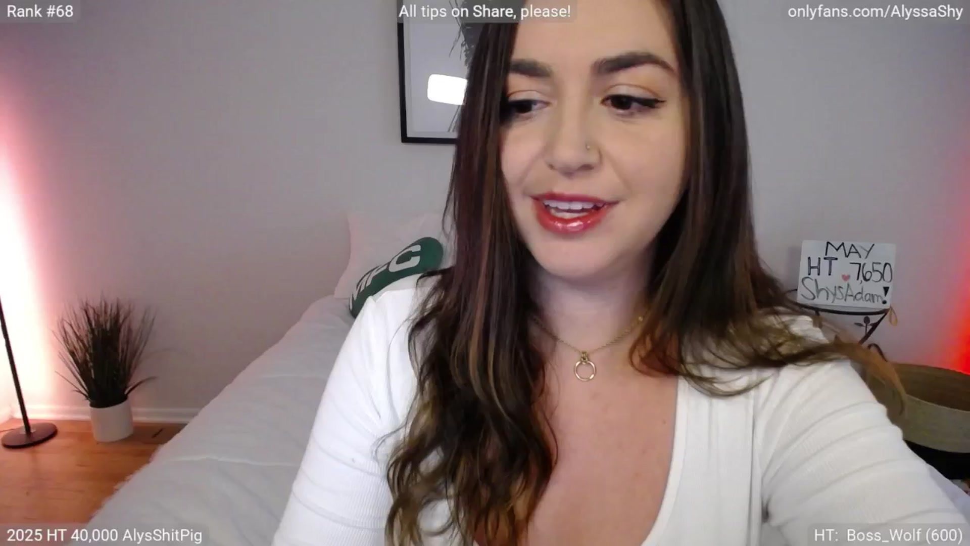 Gallery image thumbnail from AlyssaShy's myfreecams stream on, 05/28/2025, 23:02 image 7 of 20