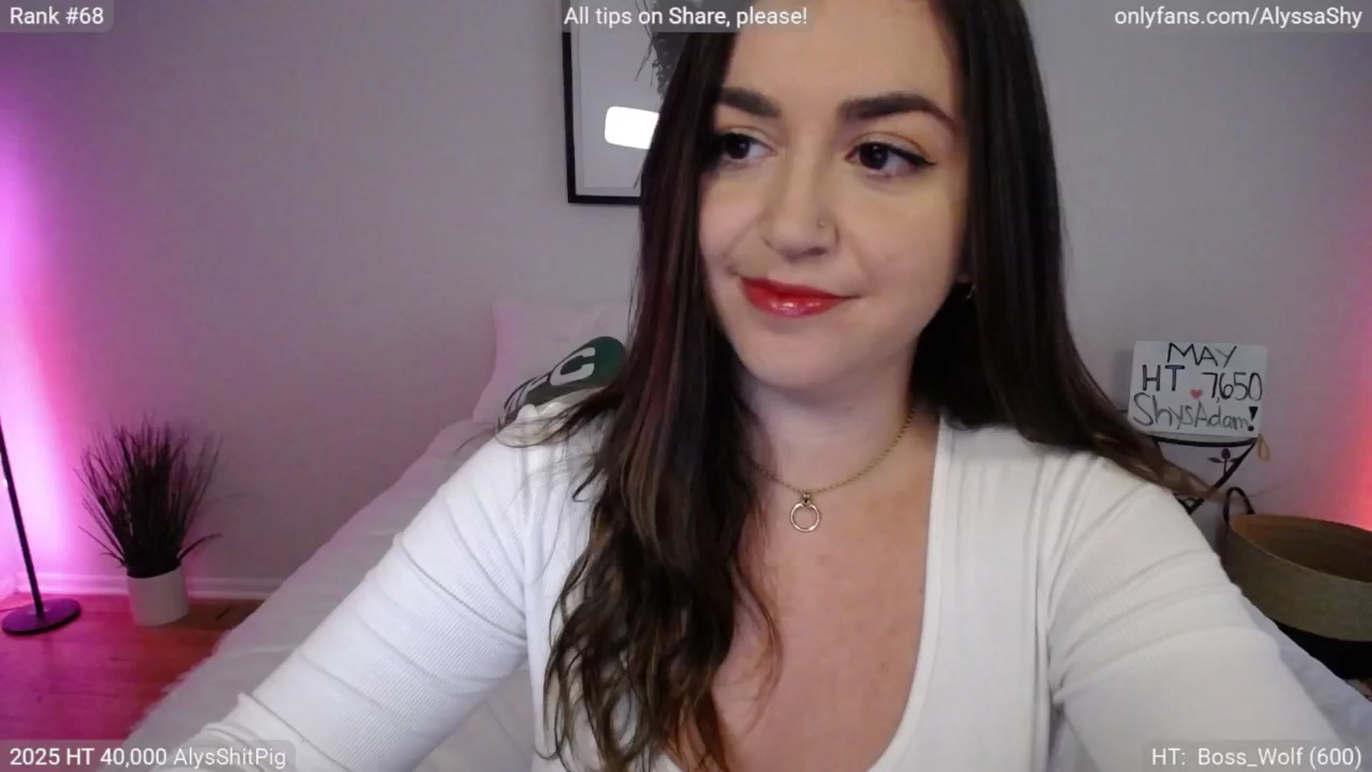 Gallery image thumbnail from AlyssaShy's myfreecams stream on, 05/28/2025, 23:02 image 6 of 20