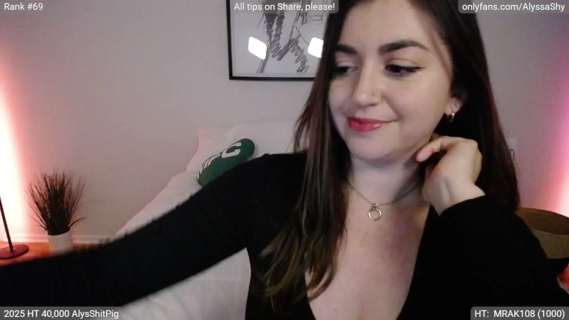 Gallery image thumbnail from AlyssaShy's myfreecams stream on, 05/30/2025, 24:37 image 12 of 20