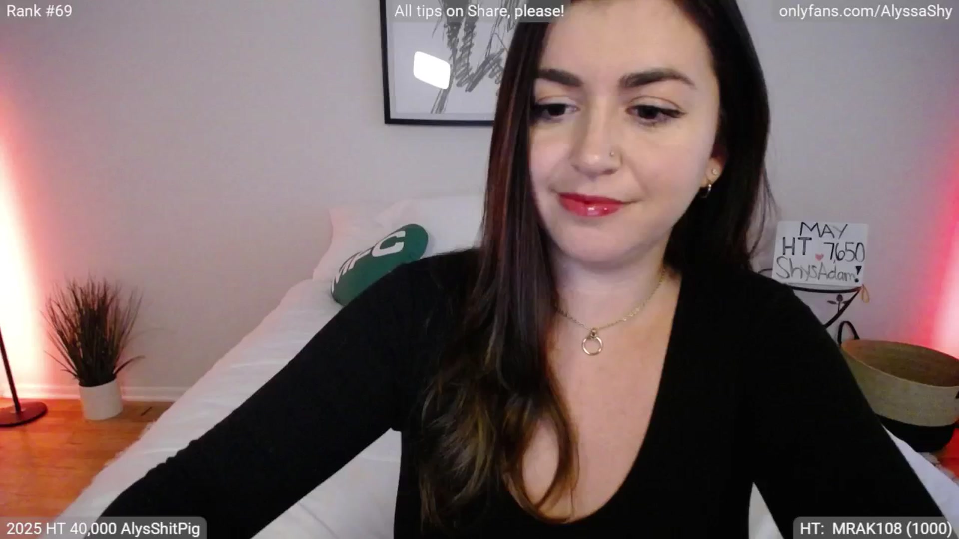 Gallery image thumbnail from AlyssaShy's myfreecams stream on, 05/30/2025, 24:37 image 5 of 20