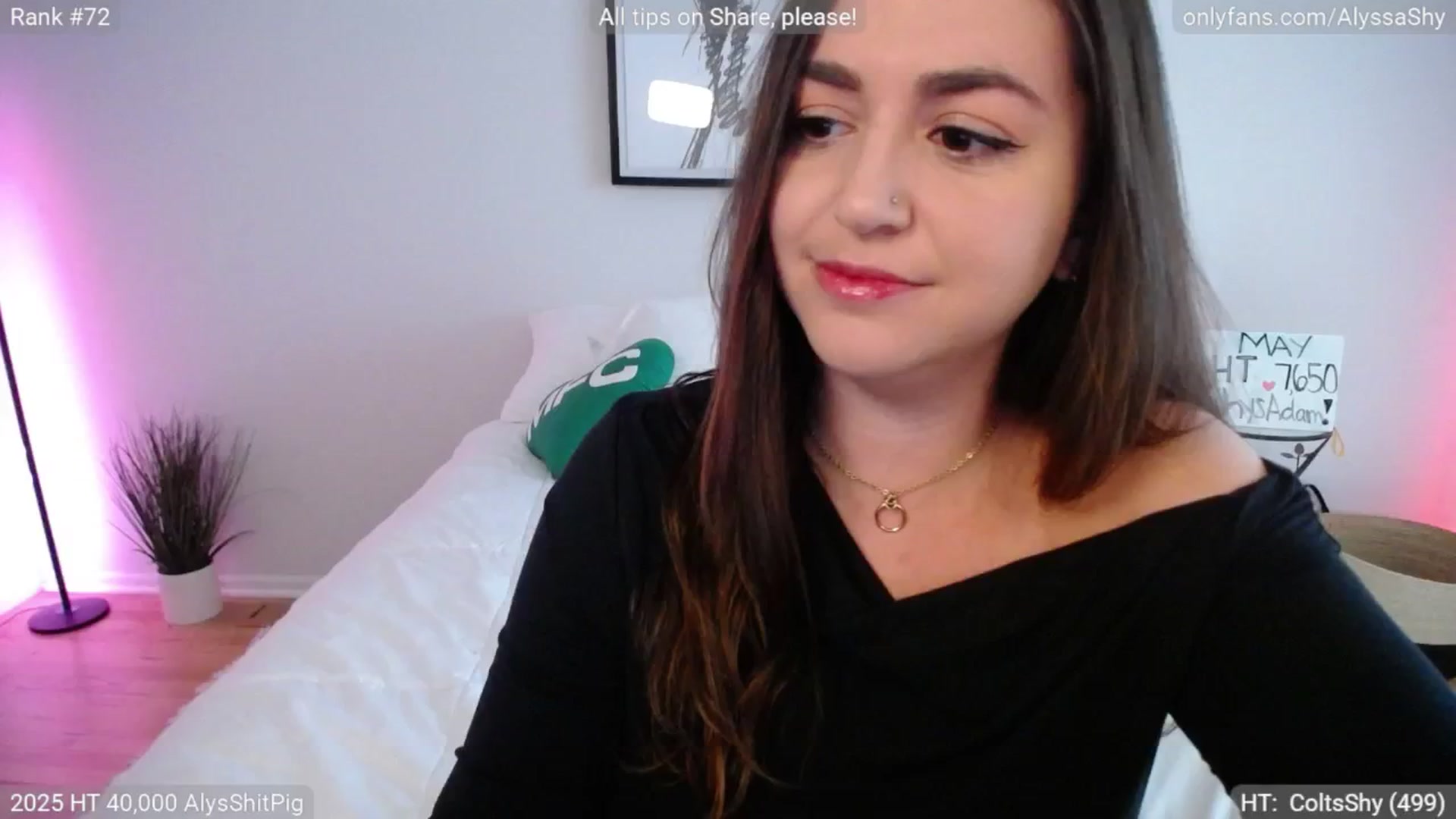 Gallery image thumbnail from AlyssaShy's myfreecams stream on, 05/31/2025, 01:58 image 2 of 20