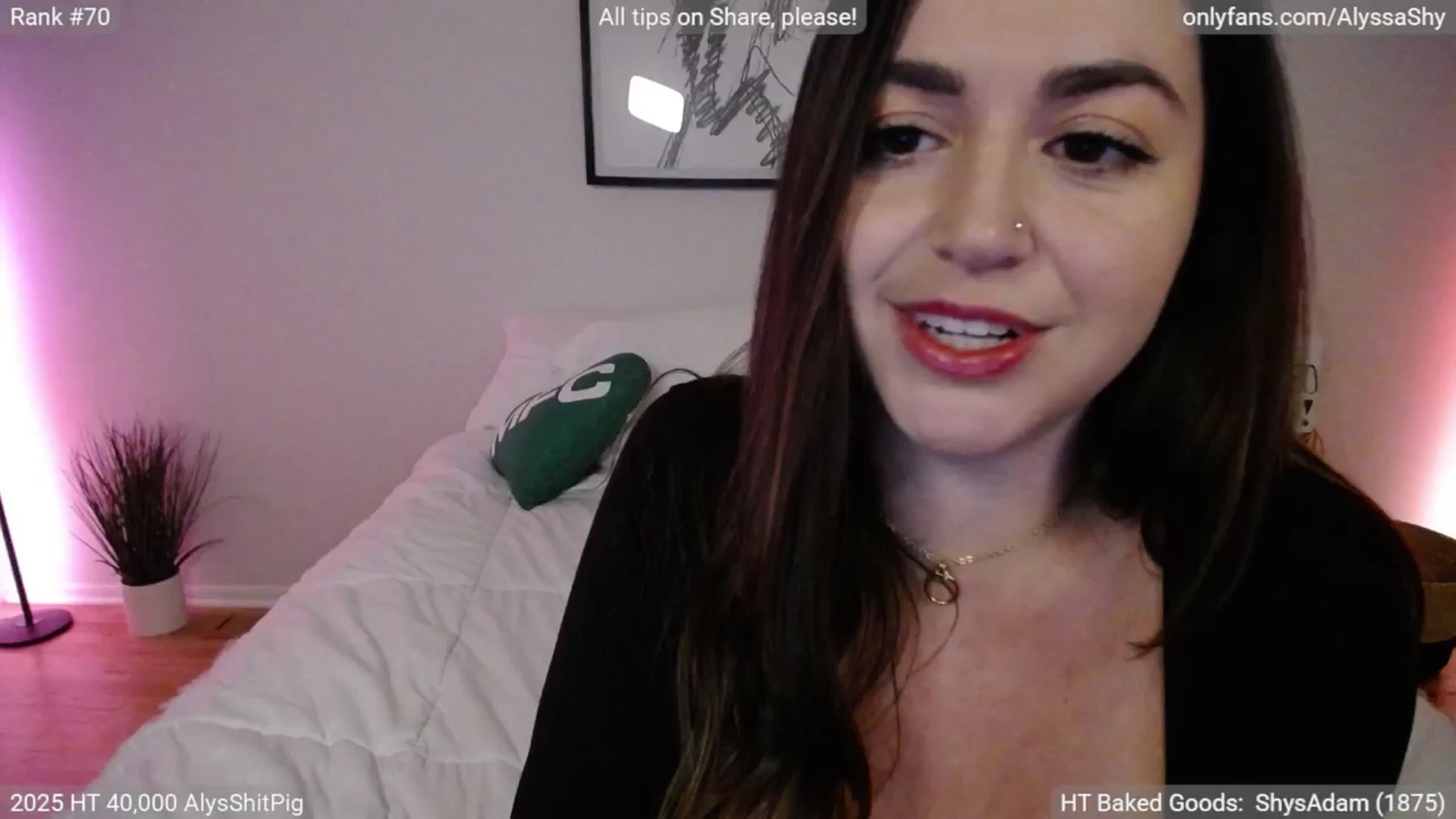 Gallery image thumbnail from AlyssaShy's myfreecams stream on, 05/31/2025, 01:58 image 19 of 20