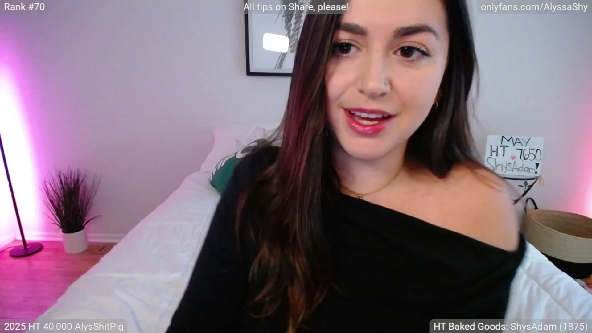 Gallery image thumbnail from AlyssaShy's myfreecams stream on, 05/31/2025, 01:58 image 5 of 20