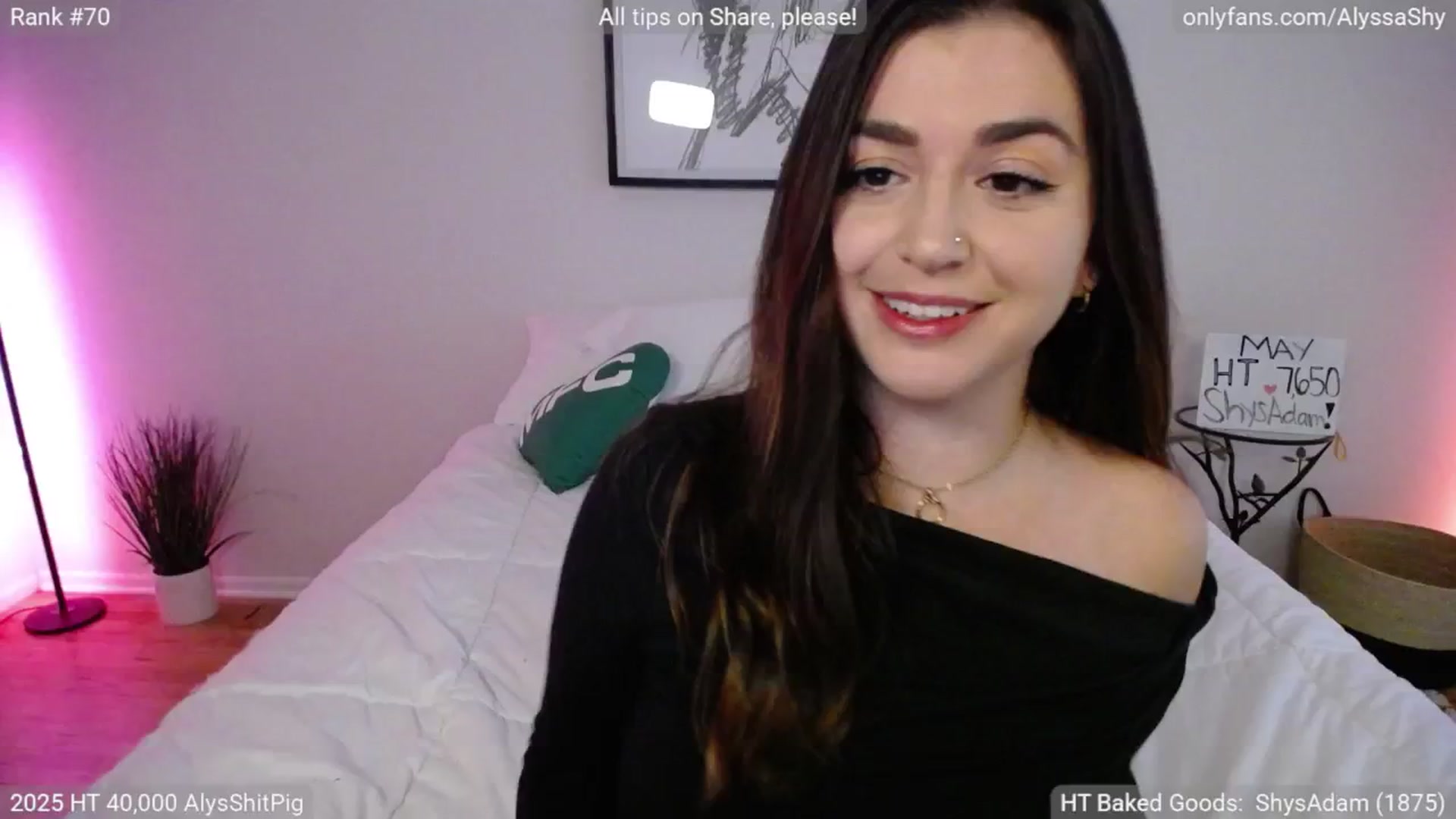 Gallery image thumbnail from AlyssaShy's myfreecams stream on, 05/31/2025, 01:58 image 7 of 20