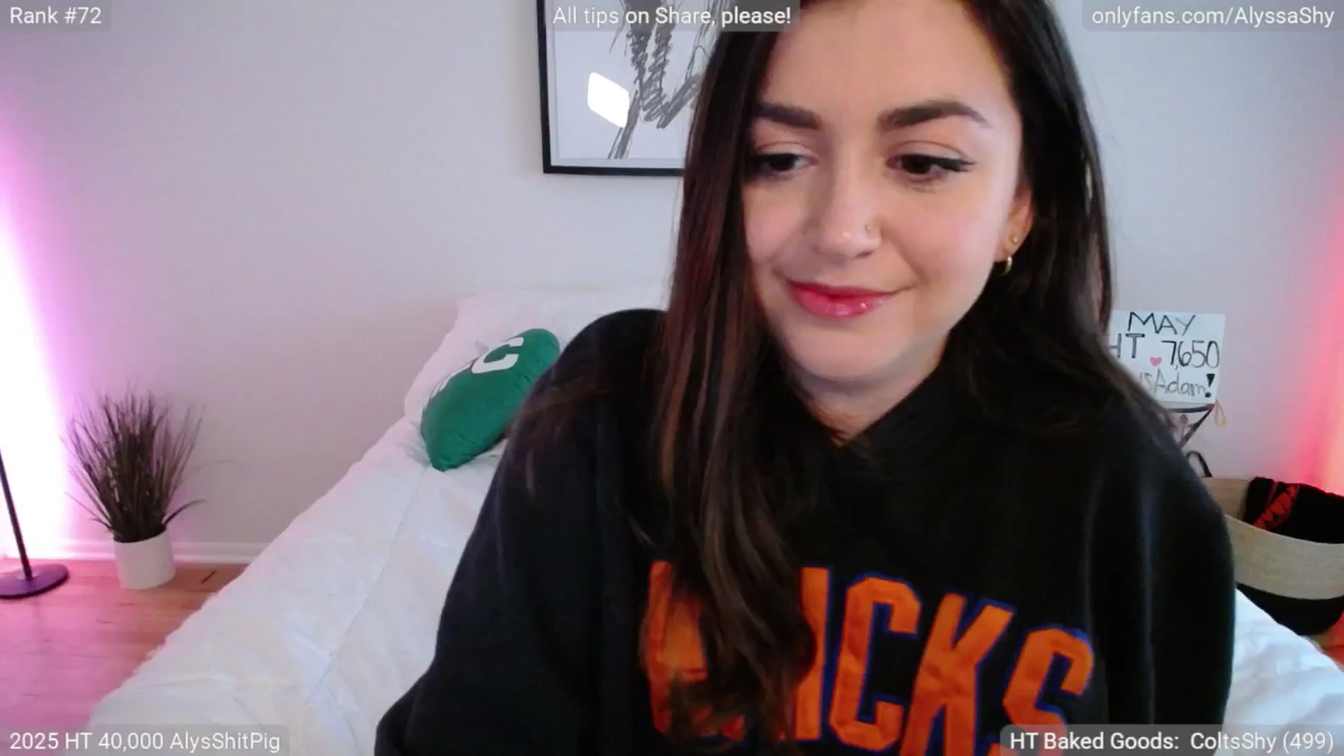 Gallery image thumbnail from AlyssaShy's myfreecams stream on, 05/31/2025, 23:58 image 8 of 20