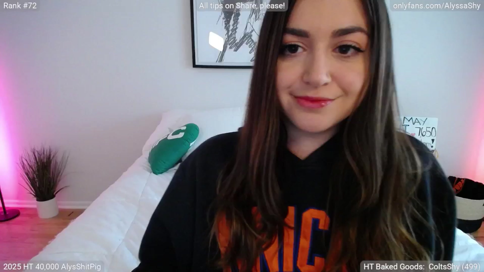 Gallery image thumbnail from AlyssaShy's myfreecams stream on, 05/31/2025, 23:58 image 4 of 20