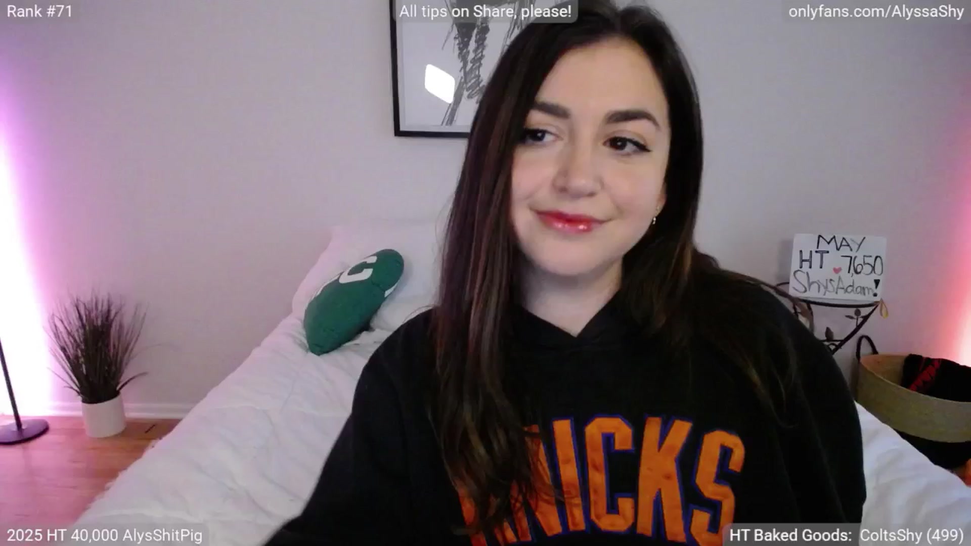 Gallery image thumbnail from AlyssaShy's myfreecams stream on, 05/31/2025, 23:58 image 13 of 20