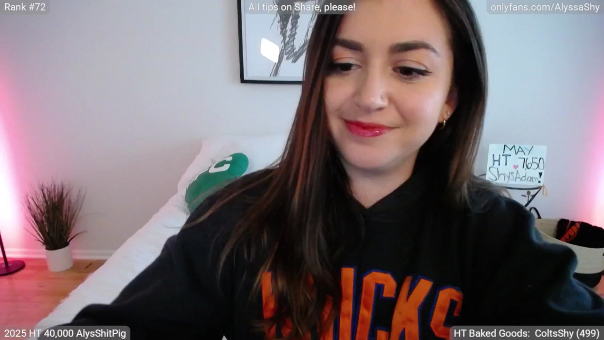 Gallery image thumbnail from AlyssaShy's myfreecams stream on, 05/31/2025, 23:58 image 5 of 20