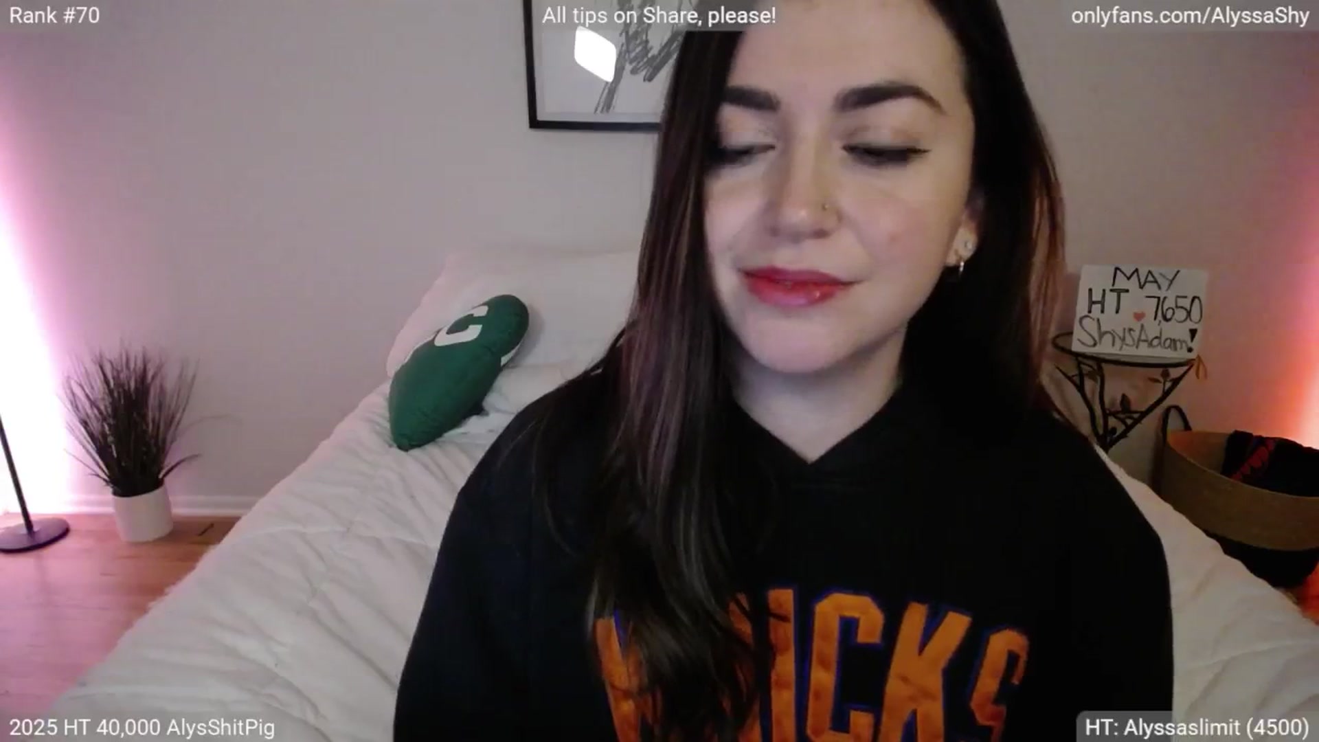 Gallery image thumbnail from AlyssaShy's myfreecams stream on, 06/01/2025, 04:35 image 15 of 20