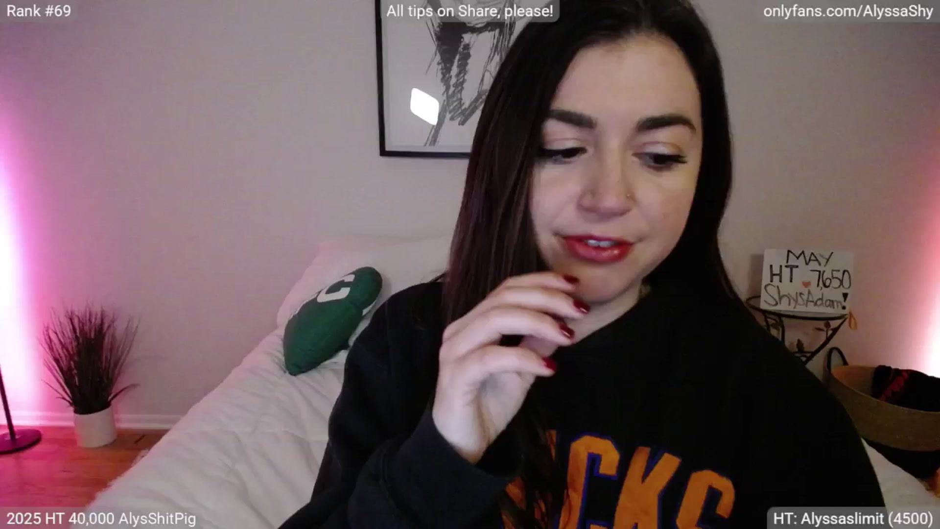 Gallery image thumbnail from AlyssaShy's myfreecams stream on, 06/01/2025, 04:35 image 8 of 20
