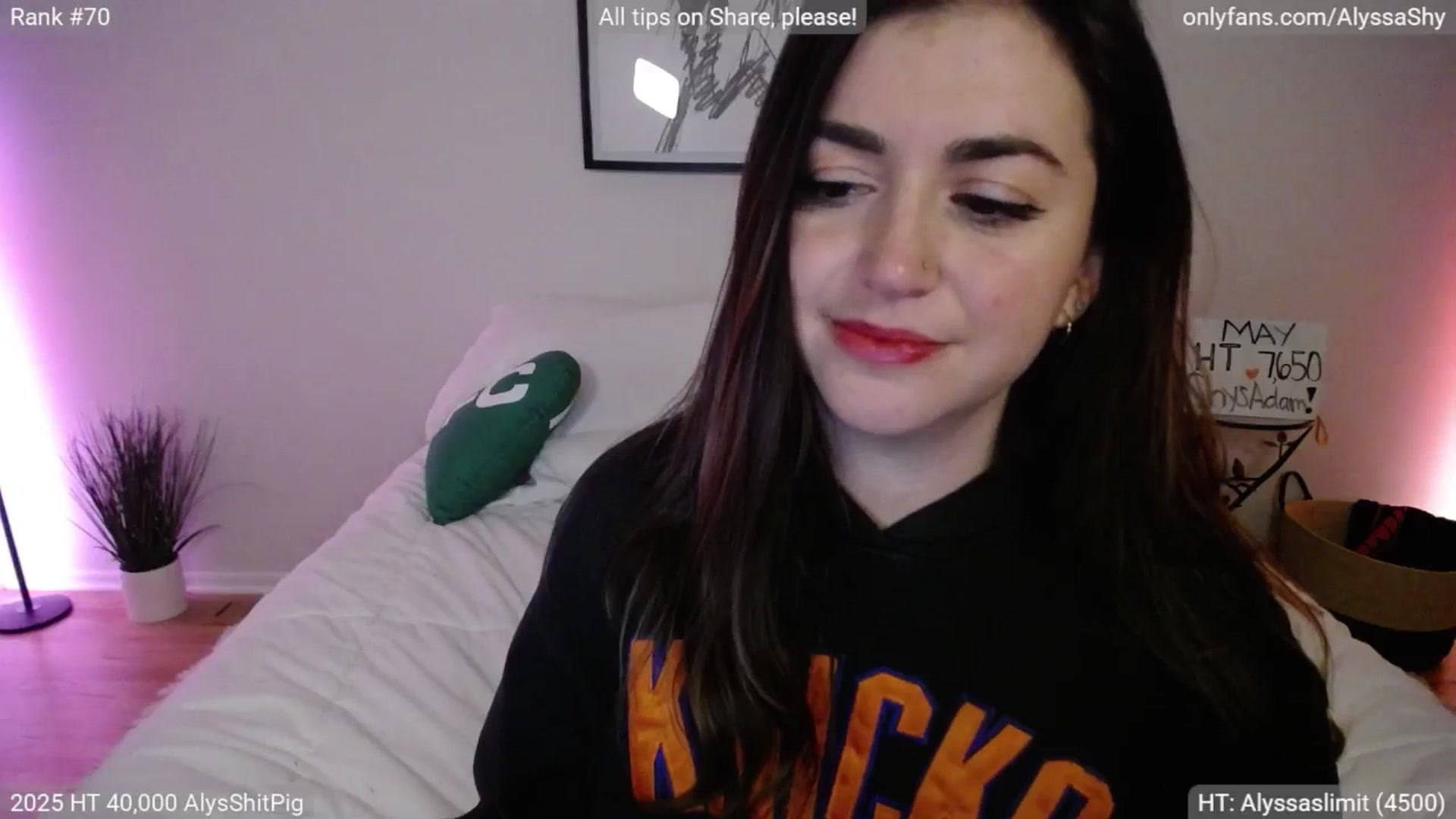 Gallery image thumbnail from AlyssaShy's myfreecams stream on, 06/01/2025, 04:35 image 18 of 20