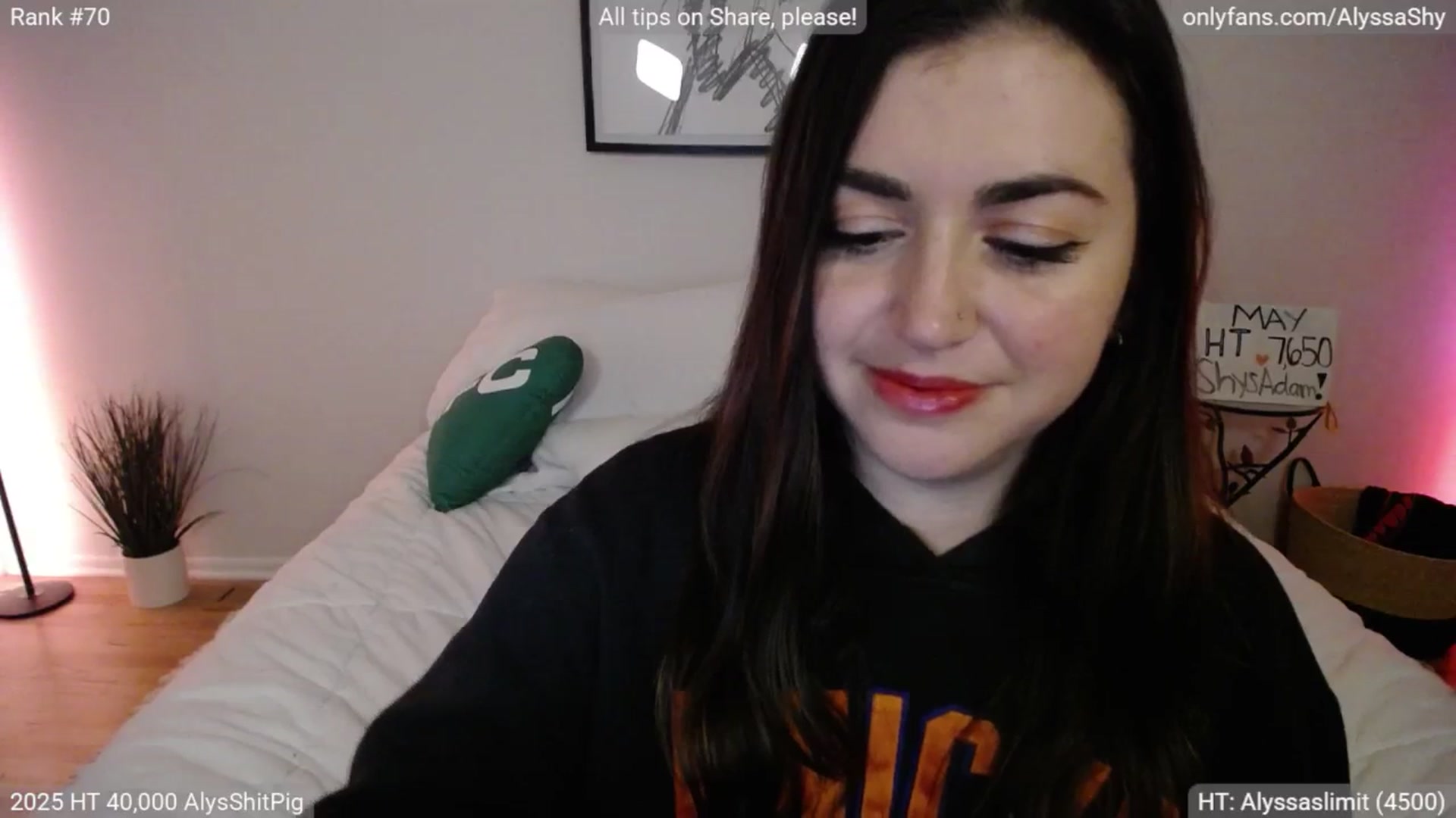 Gallery image thumbnail from AlyssaShy's myfreecams stream on, 06/01/2025, 04:35 image 20 of 20