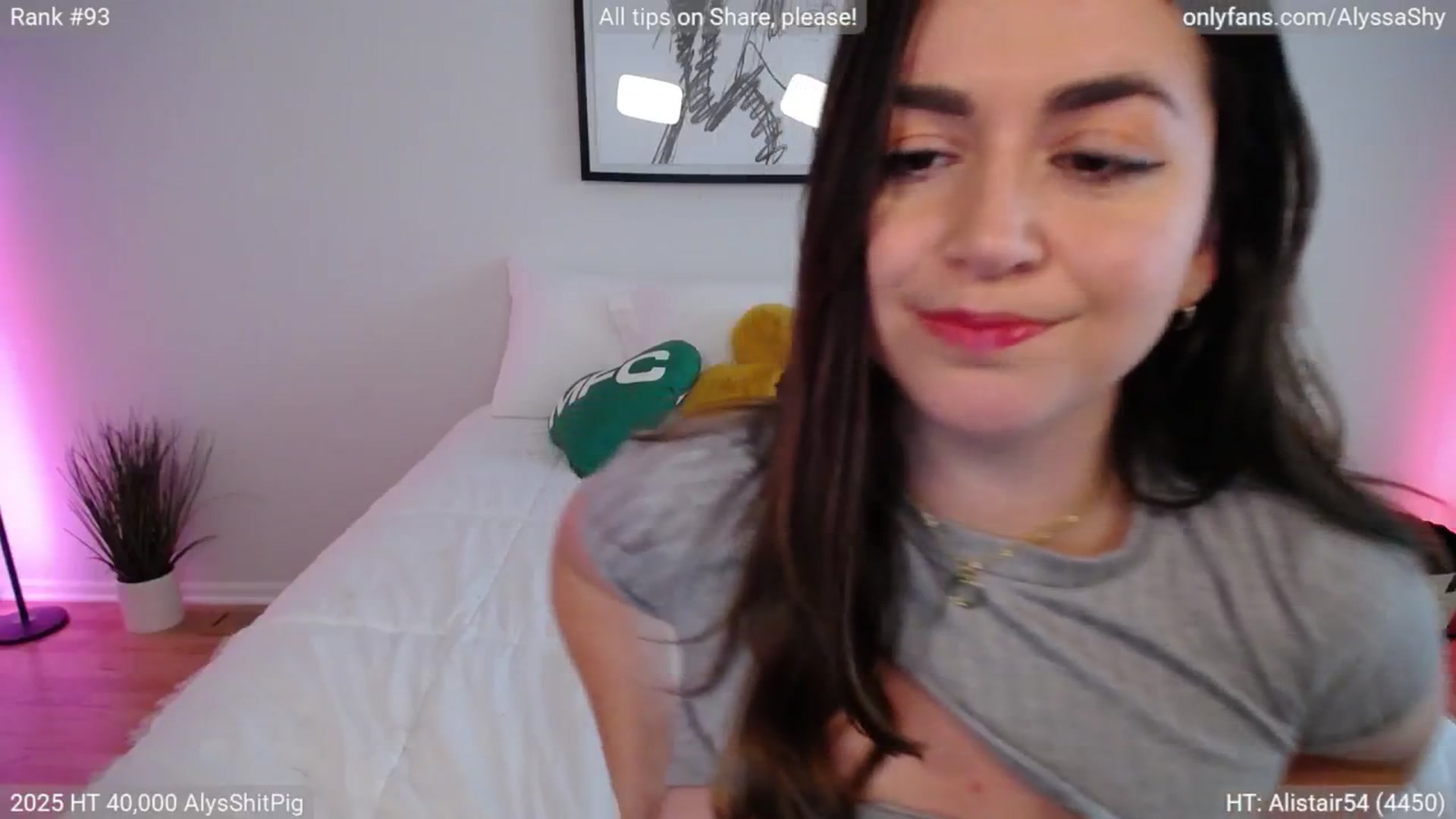 Gallery image thumbnail from AlyssaShy's myfreecams stream on, 06/01/2025, 22:27 image 18 of 20