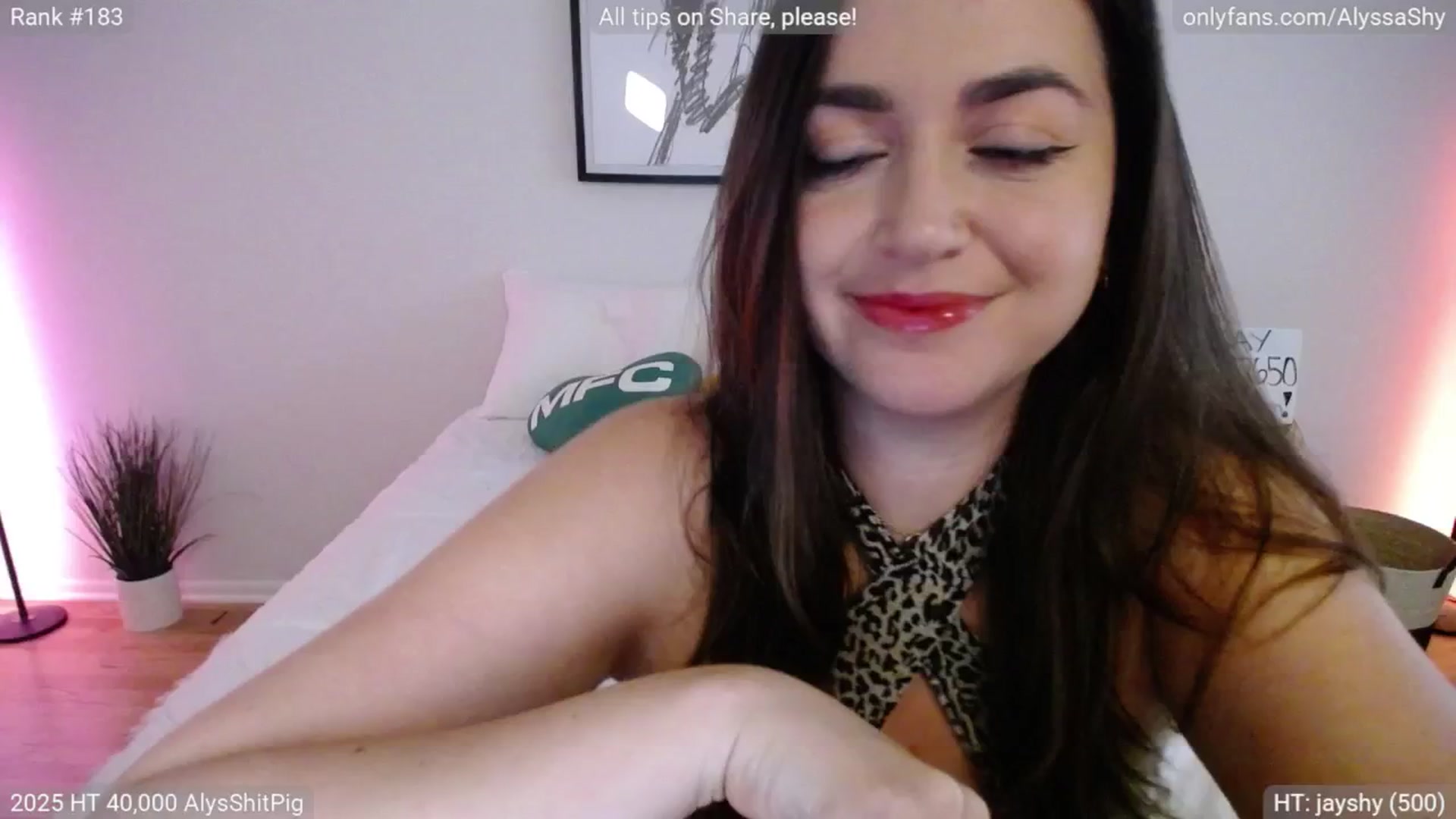 Gallery image thumbnail from AlyssaShy's myfreecams stream on, 06/03/2025, 24:06 image 9 of 20