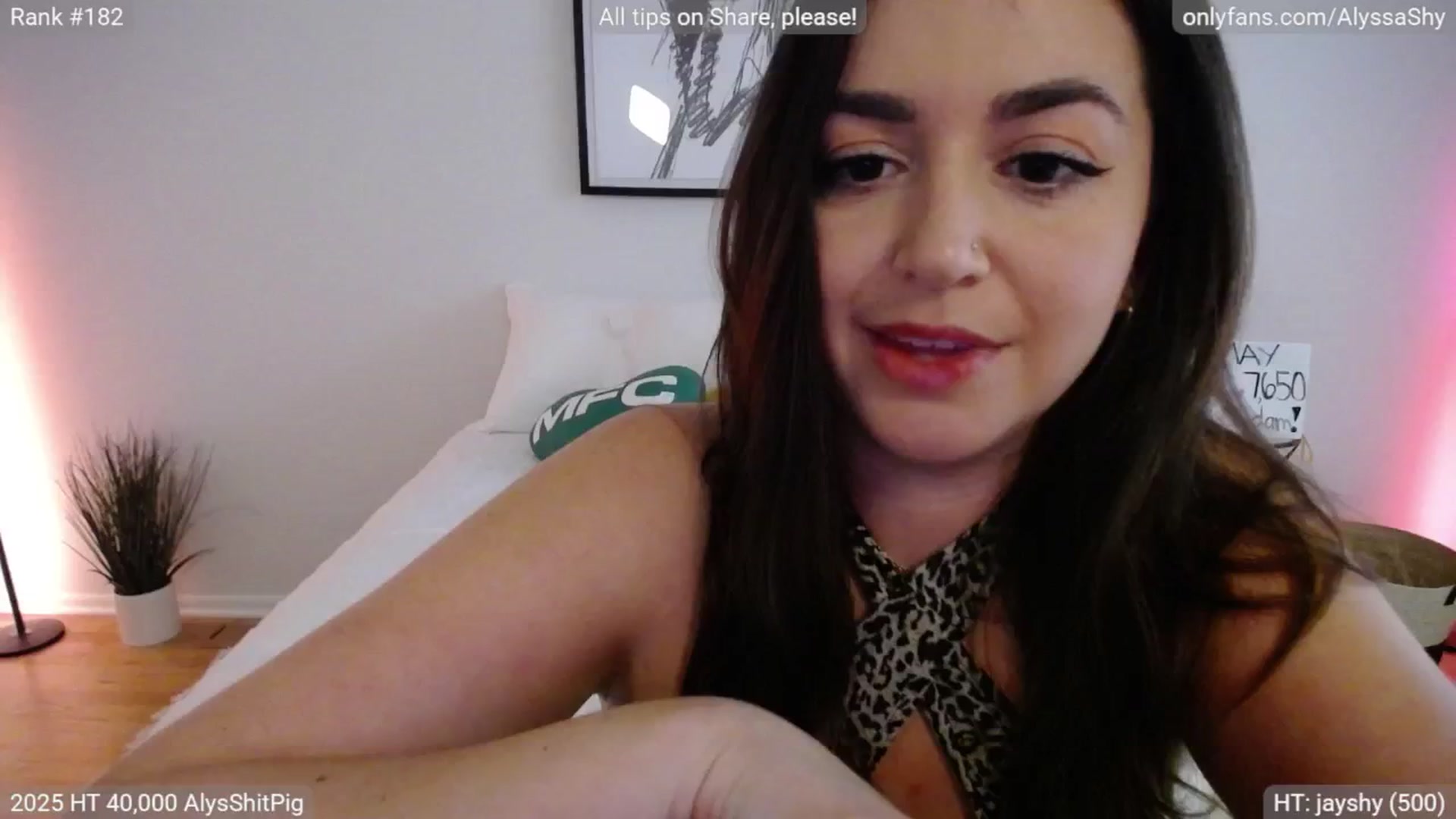 Gallery image thumbnail from AlyssaShy's myfreecams stream on, 06/03/2025, 24:06 image 6 of 20